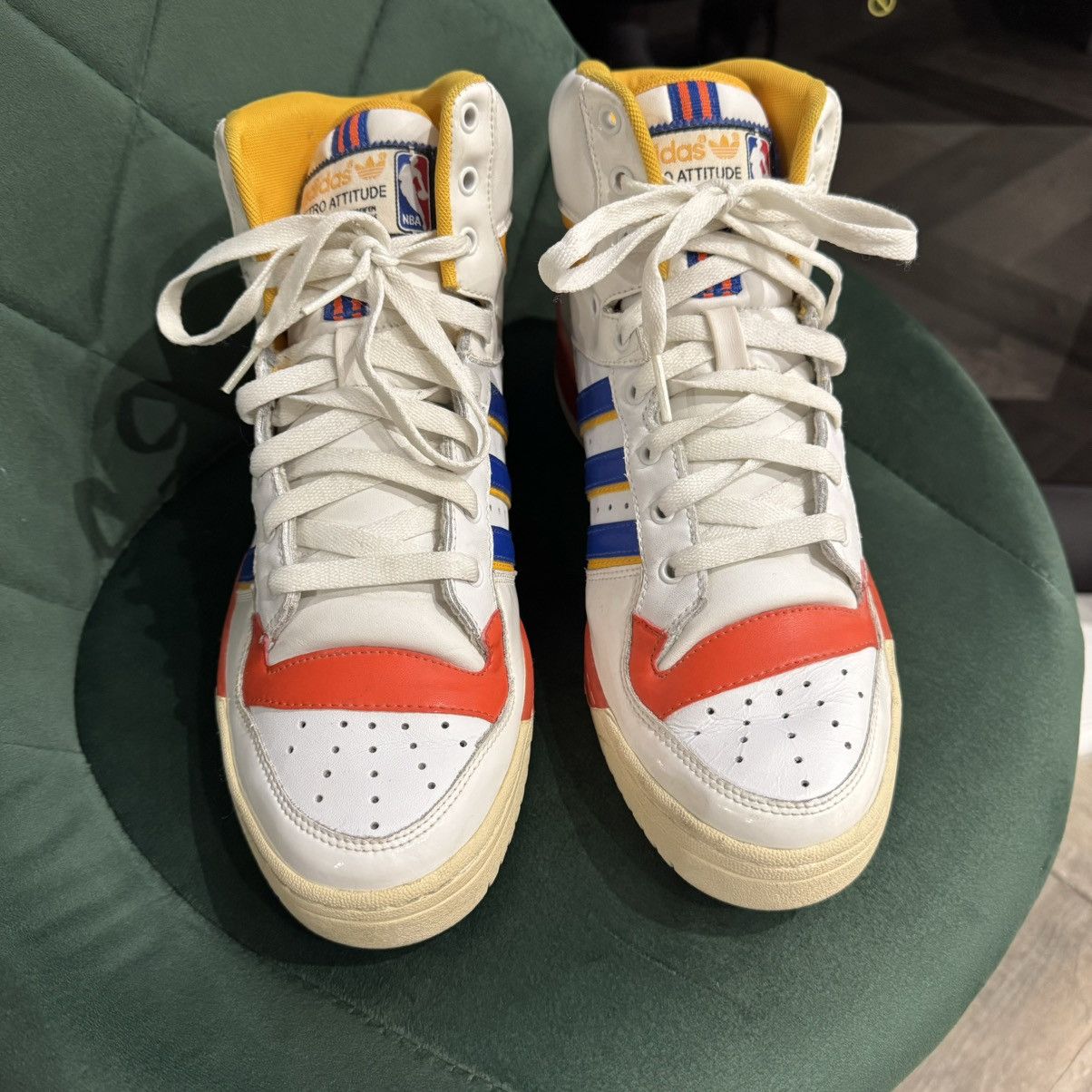 NBA Adidas Metro Attitude x NBA High Mashup Sneakers Size US 11 / EU 44 - 4 Thumbnail
