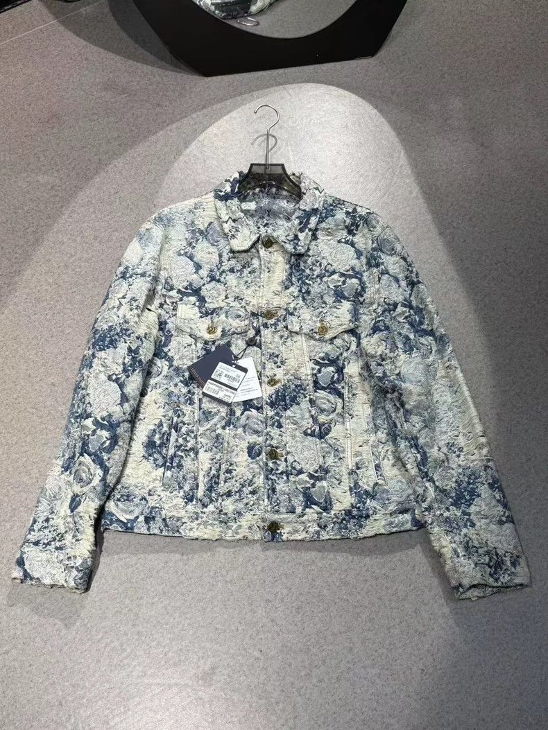 Louis Vuitton Louis Vuitton Show style plant flower destruction denim ja Size US XL / EU 56 / 4 - 1 Thumbnail