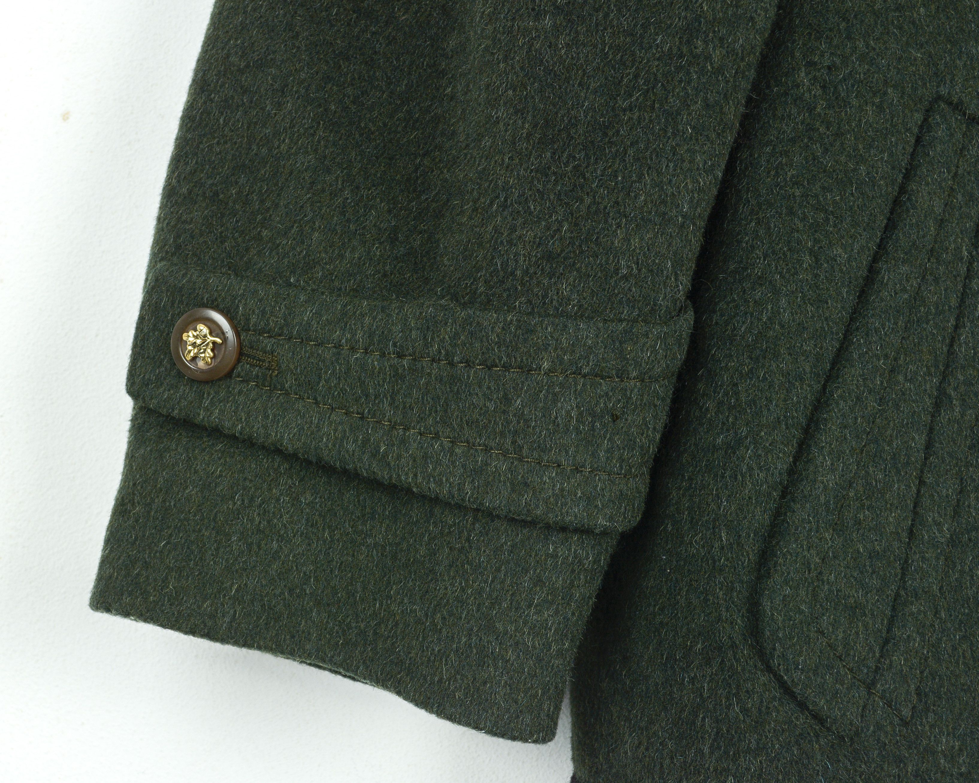 C&A × Vintage TIROLER LODEN Sixth Sense Wool Over Coat Trachten Jacket Size M / US 6-8 / IT 42-44 - 4 Thumbnail
