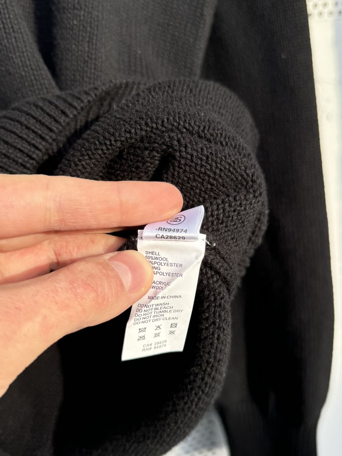Japanese Brand × Stussy Stussy Knit Sweater Black Big Logo Men’s Size XL Size US XL / EU 56 / 4 - 5 Thumbnail