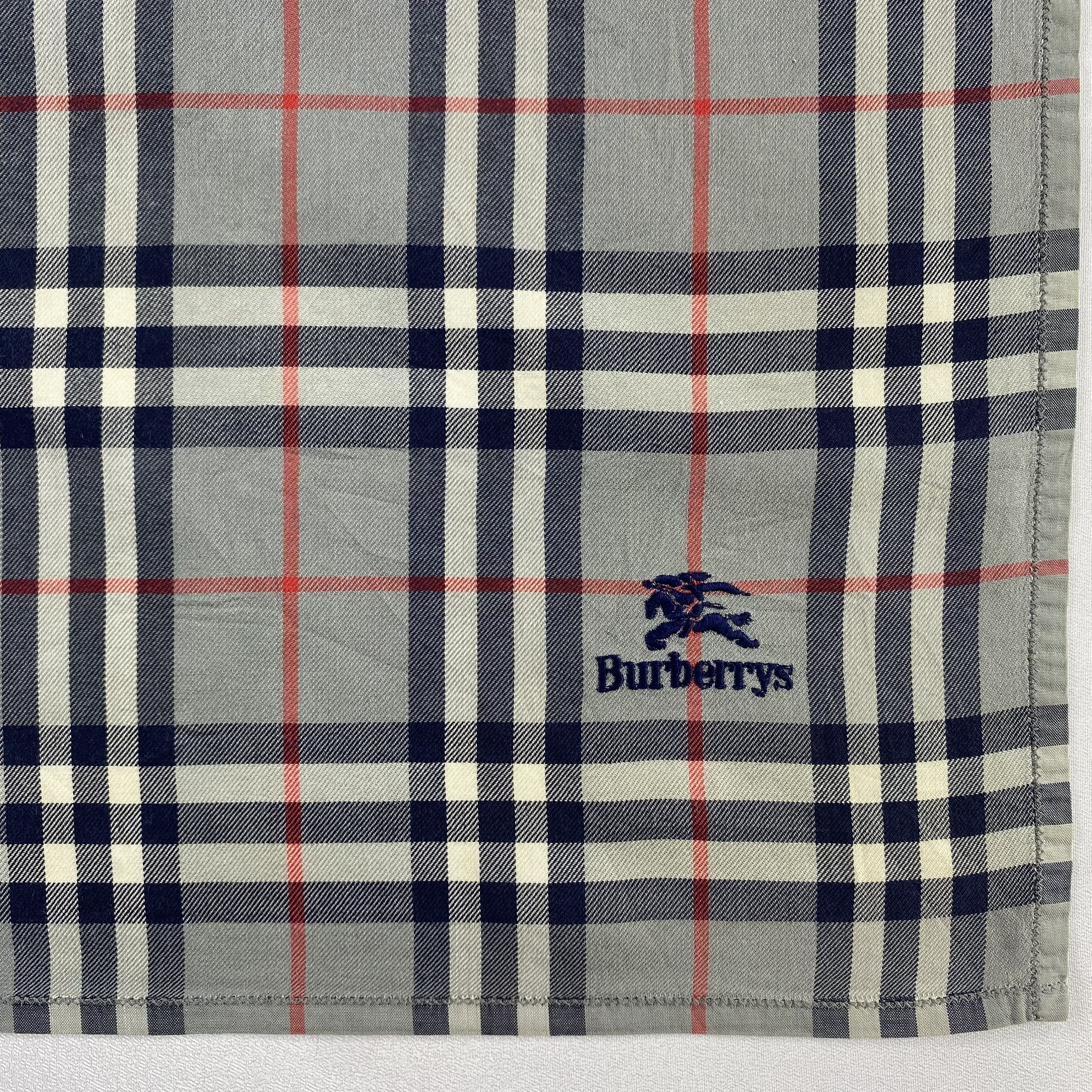 Burberry × Vintage Burberry Handkerchief / Neckerchief / Bandana-P843 Size ONE SIZE - 3 Thumbnail