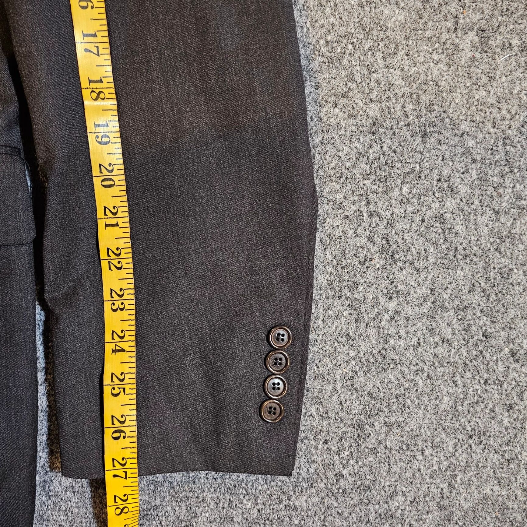 Brooks Brothers Brooks Brothers Blazer Mens Black 44 Wool Sport Coat Jacket Two Button Career Regular Fit Jacket Mens 44 Black Wool Blazer Brooks Brothers Size 44R - 6 Thumbnail