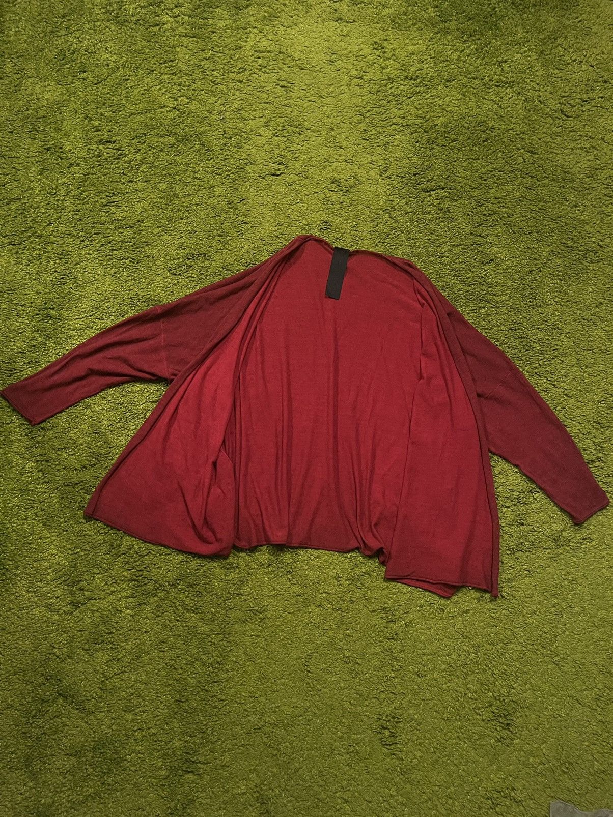 Rundholz 🩸 Rundholz avant garde bloody red burgundy cardigan sweater Size M / US 6-8 / IT 42-44 - 2 Thumbnail