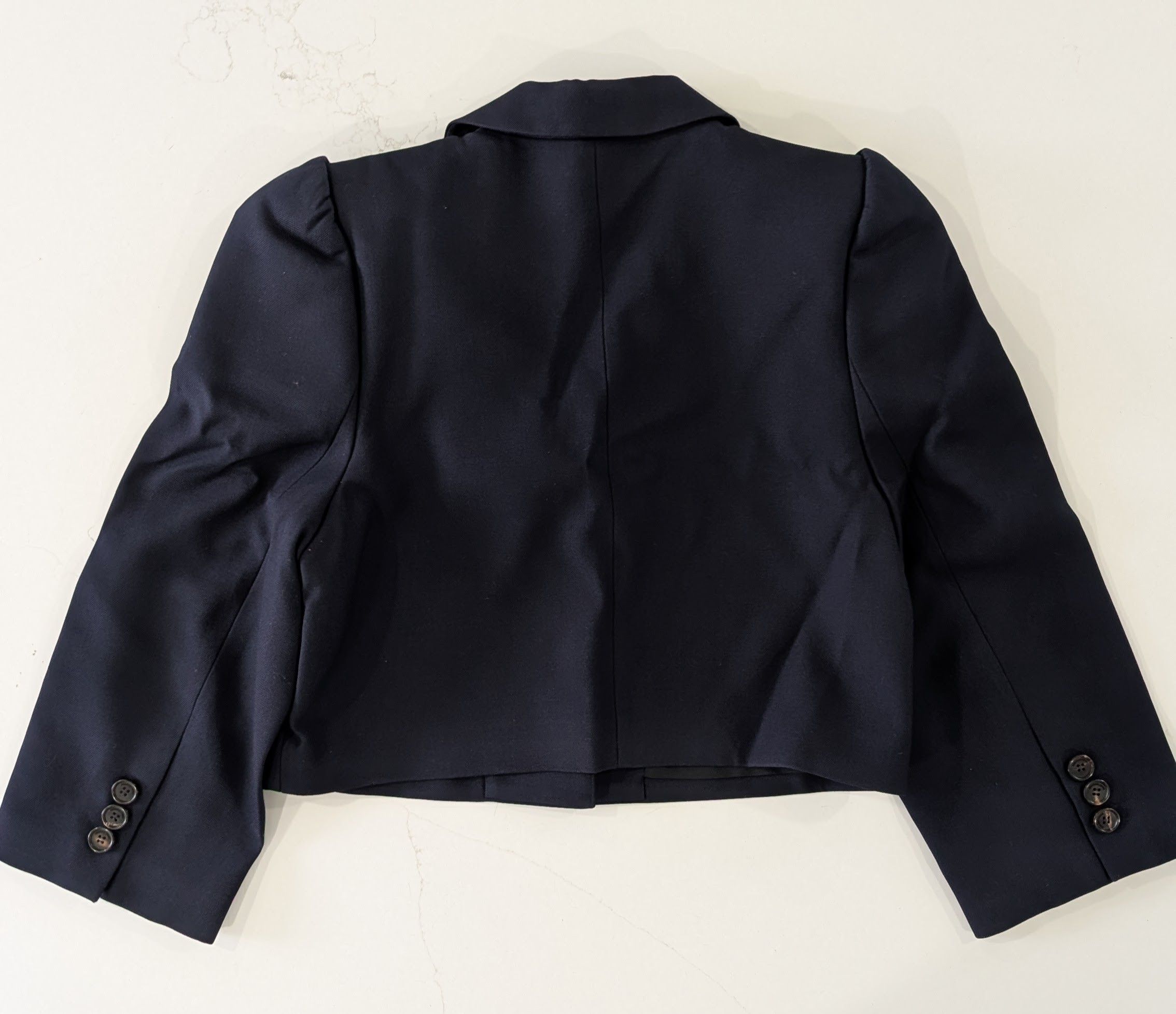 Shushu/Tong SHUSHU/TONG Cropped Puff Sleeve Blazer XL Size XL / US 12-14 / IT 48-50 - 2 Thumbnail