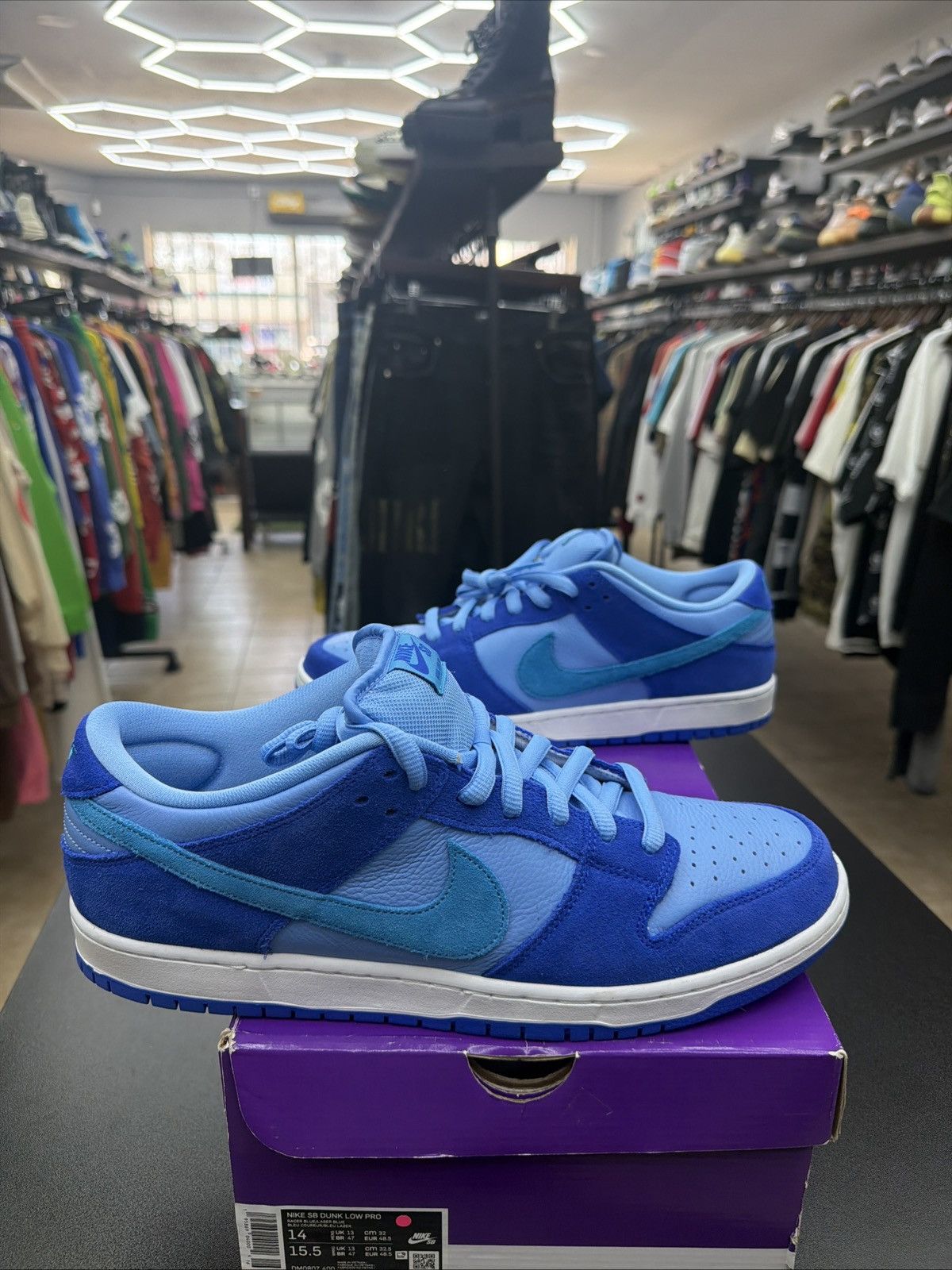 Nike SB Nike SB Dunk Low Pro Blue Raspberry Fruity Pack size 14 Size US 14 / EU 47 - 2 Thumbnail