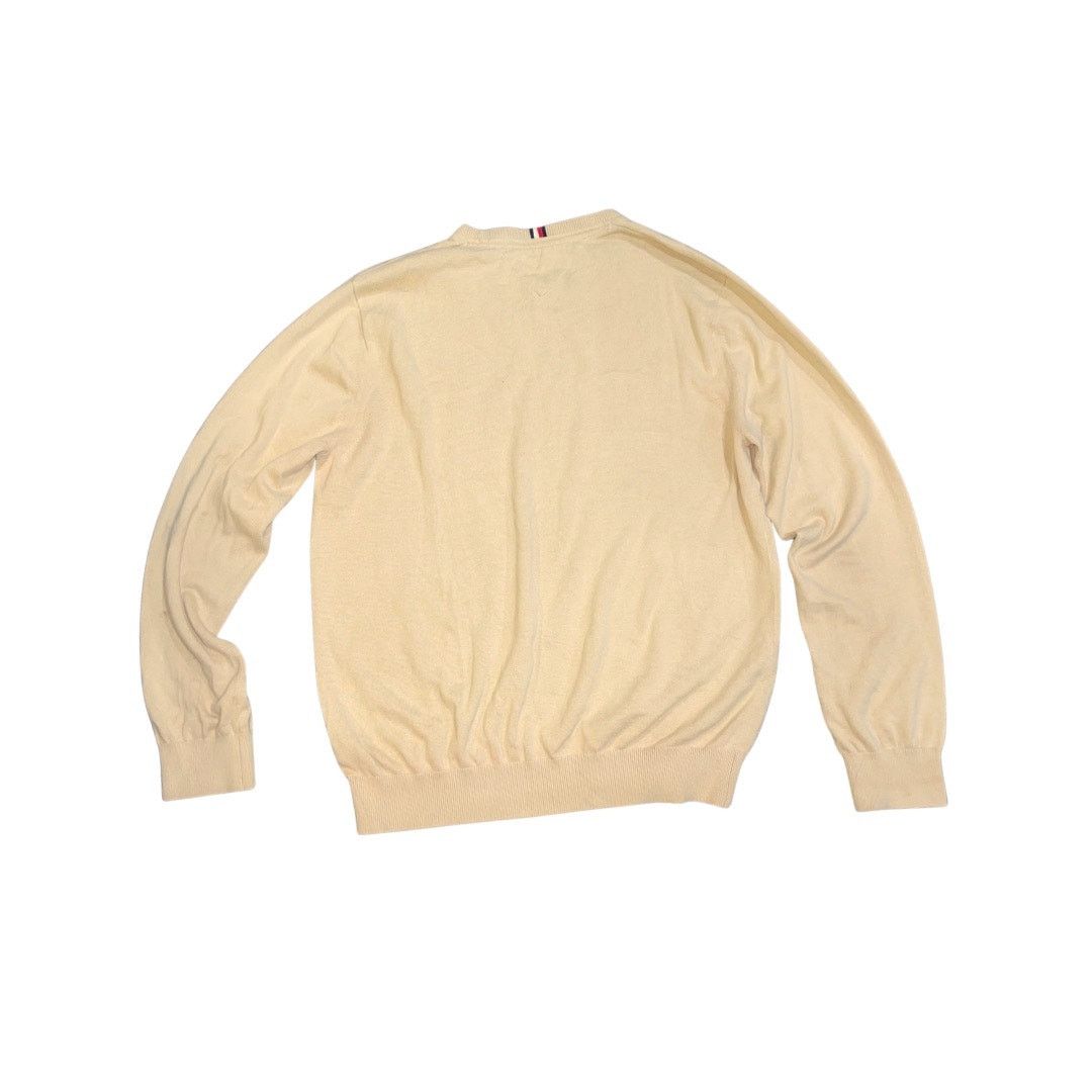 Tommy Hilfiger Classic Crewneck Sweater Size XL Cotton Casual Office Preppy Size US XL / EU 56 / 4 - 2 Thumbnail