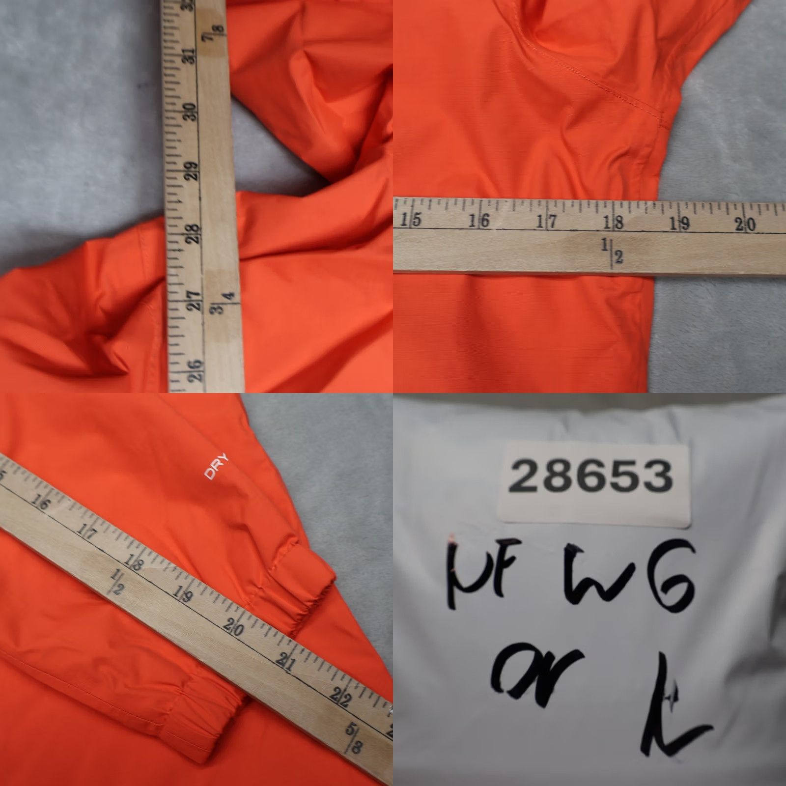 The North Face North Face Jacket Womens Small Orange Antora Full Zip Waterproof Hooded Size S / US 4 / IT 40 - 9 Thumbnail
