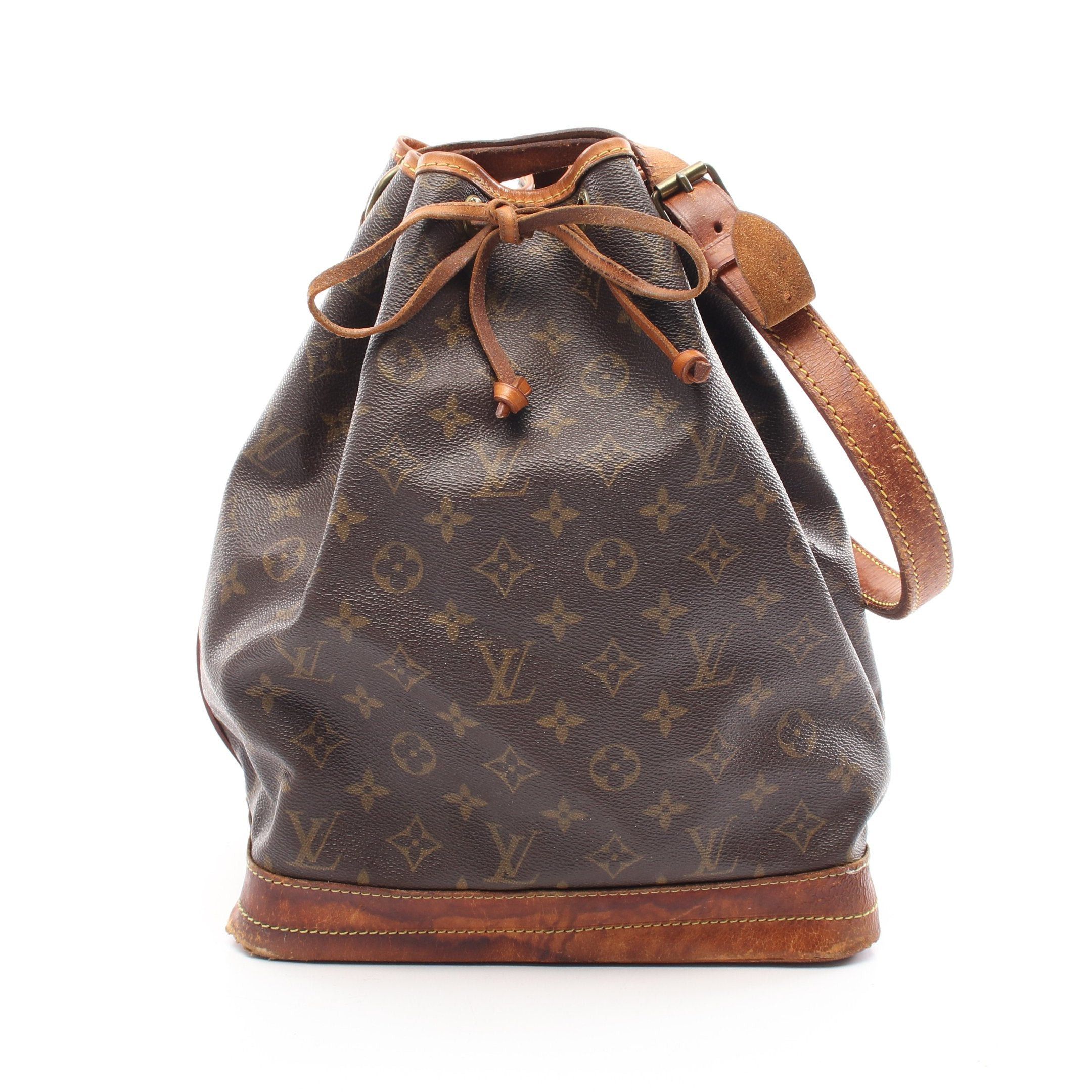Louis Vuitton Louis Vuitton Noe Monogram Shoulder Bag Leather Brown Size ONE SIZE - 1 Thumbnail