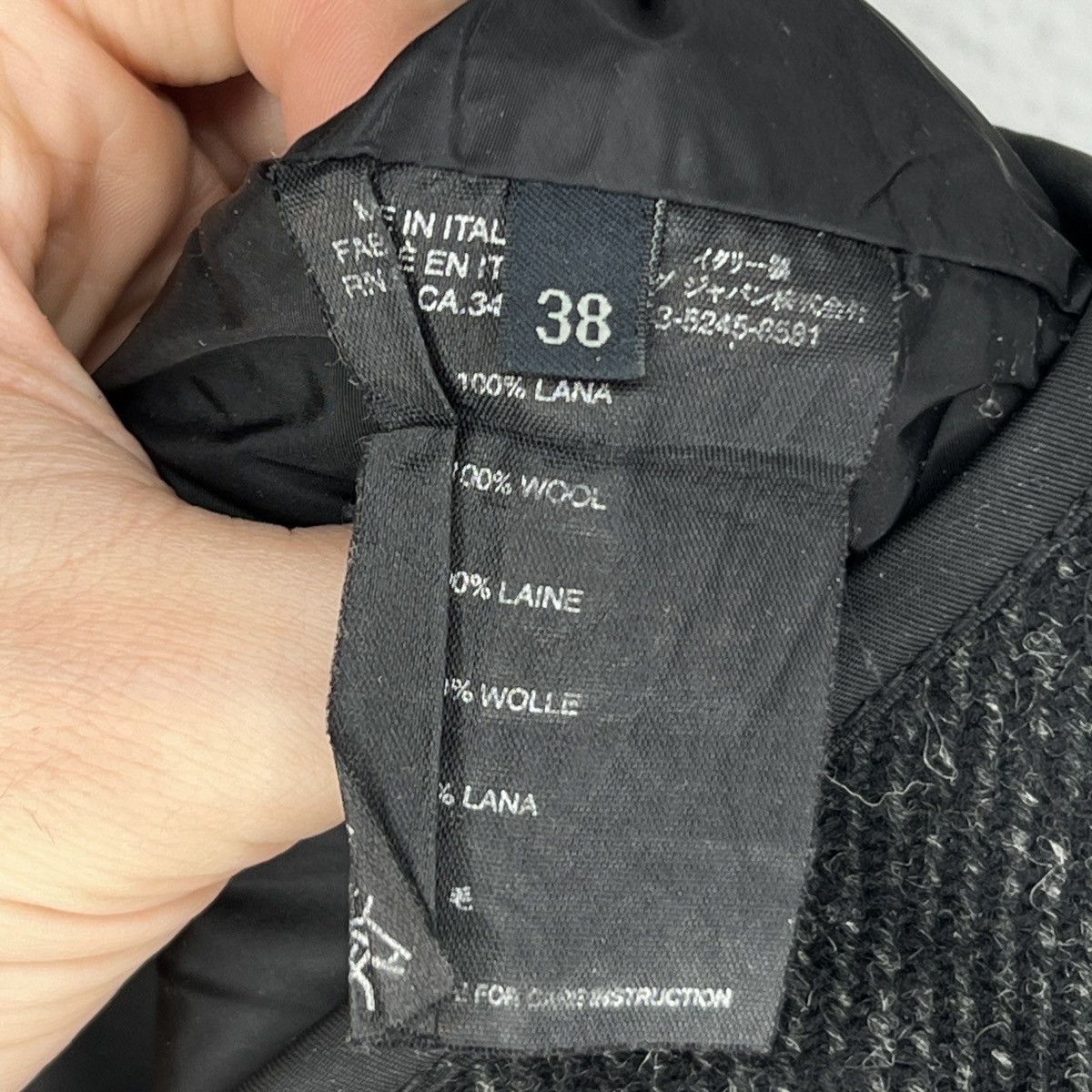 Prada Prada Mini Skirt Nylon Wool Riri Zipper Size 27" / US 4 / IT 40 - 8 Thumbnail