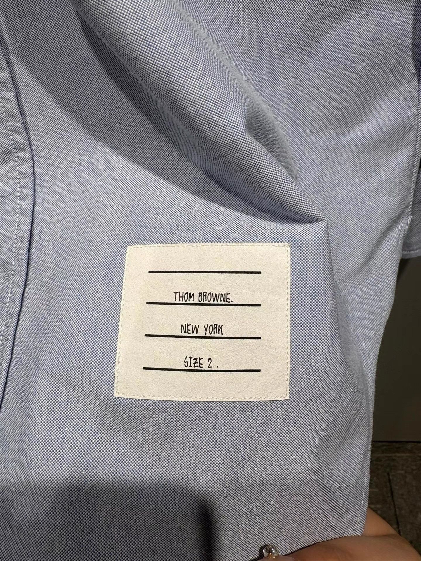 Thom Browne THOM BROWNE Classic Armband Stripe Oxford Shirt K36 Size US M / EU 48-50 / 2 - 4 Thumbnail