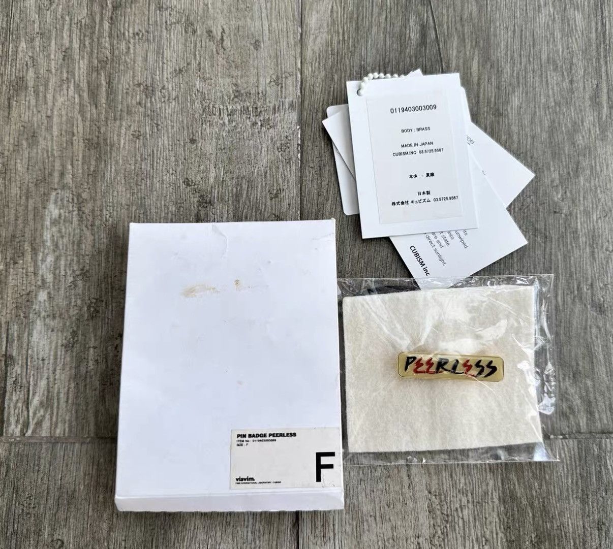 Visvim VISVIM 19AW PIN BADGE PEERLESS Size ONE SIZE - 1 Thumbnail