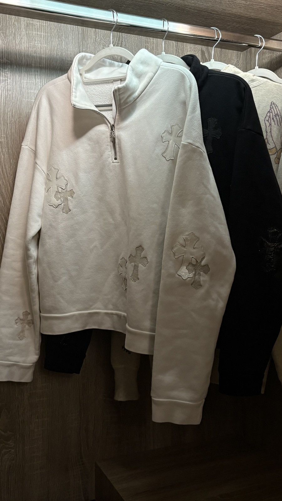 Chrome Hearts Chrome Hearts Cross Patch Half Zip Black M Size US M / EU 48-50 / 2 - 1 Thumbnail