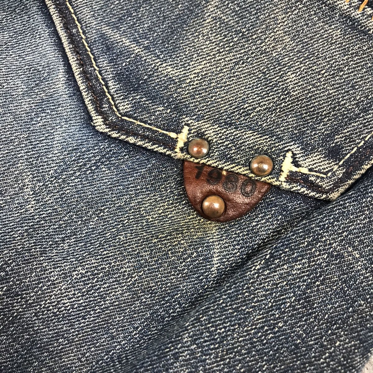 Japanese Brand Distressed Denim Back Number Japan Denim pants Size US 33 - 12 Thumbnail