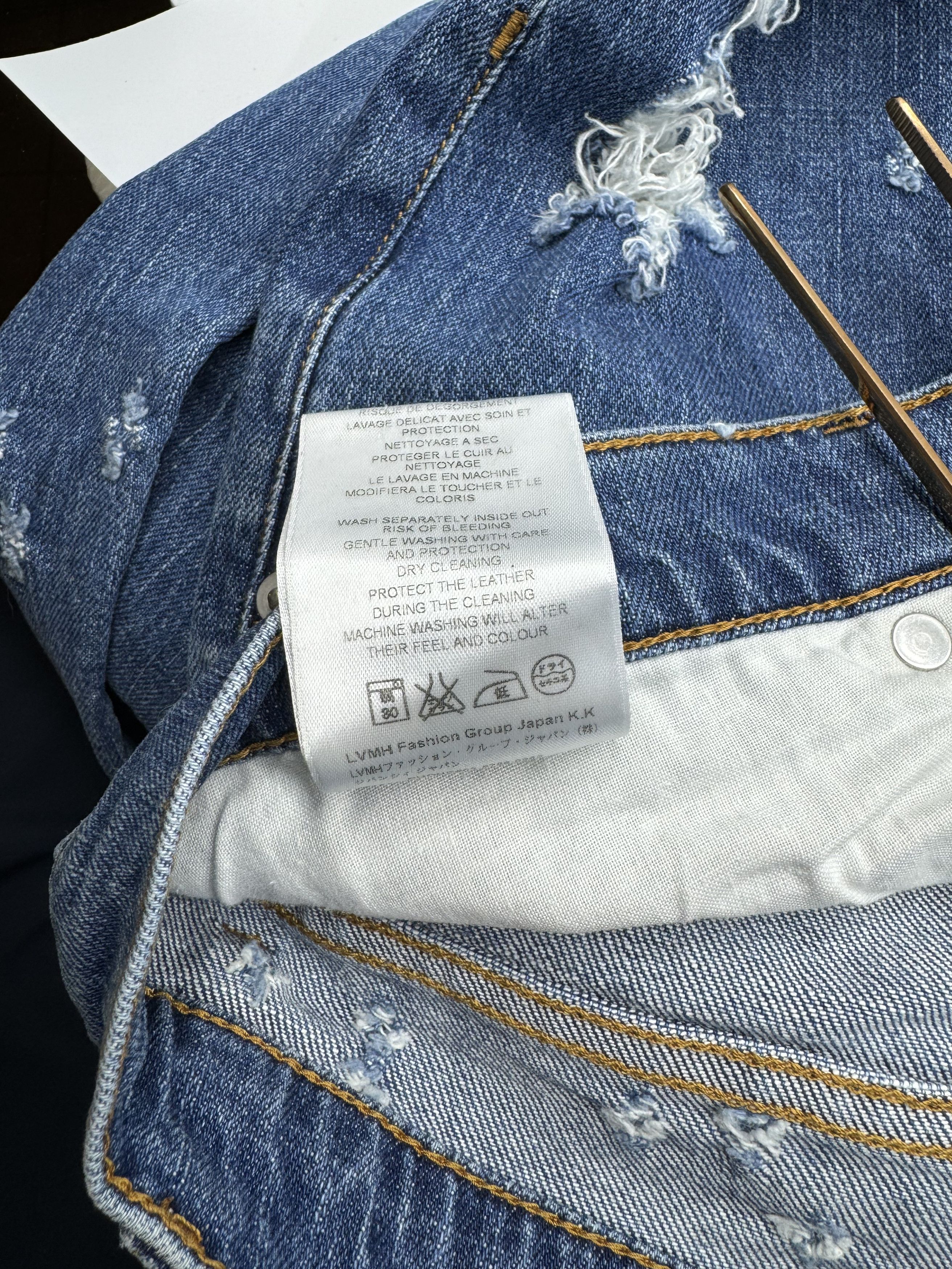 Givenchy Givenchy Distressed Blue Denim Jeans Size 36 Size US 36 / EU 52 - 8 Thumbnail