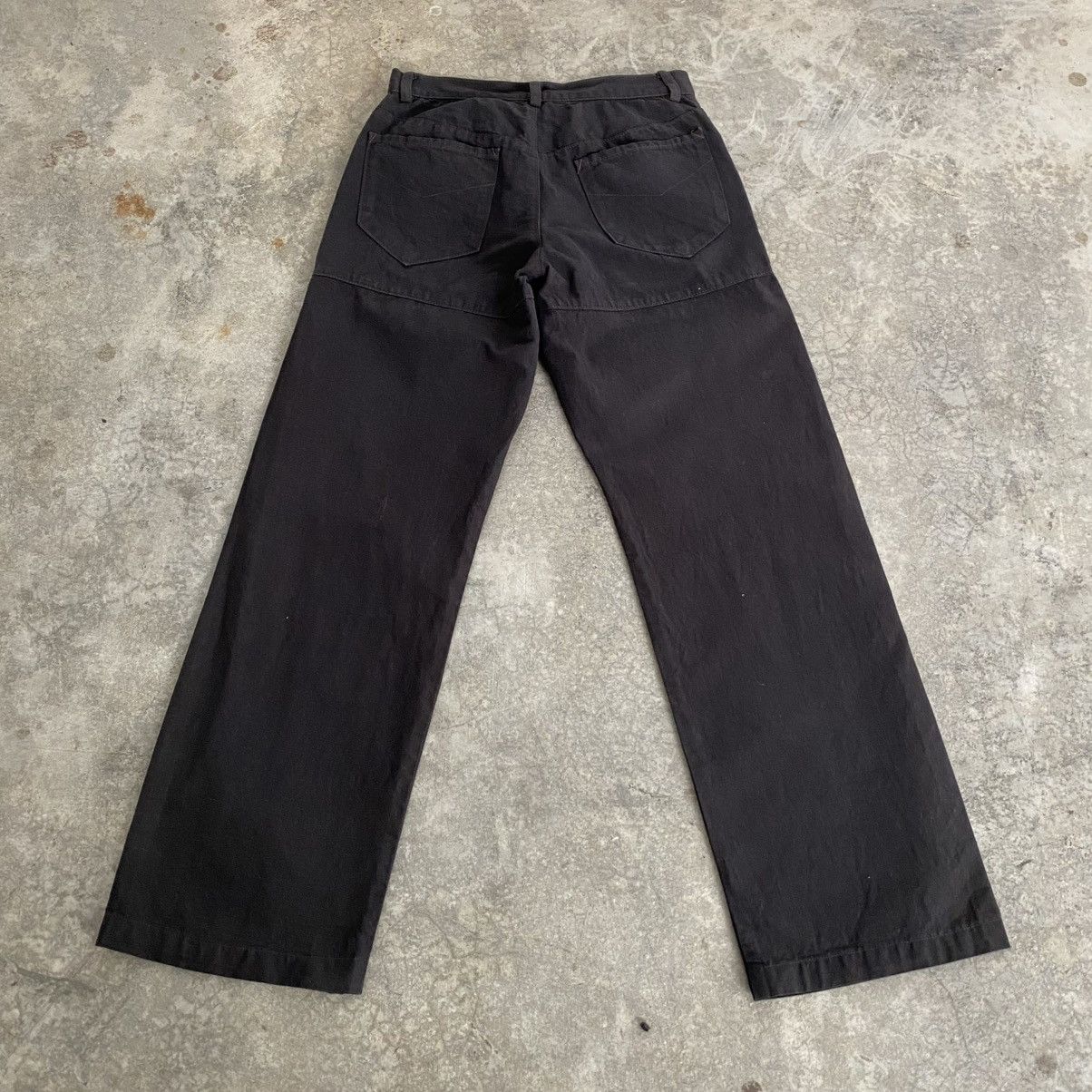 Jean Paul Gaultier Archive Gaultier Homme Objet Hemp Blend Wide Leg Jeans Size US 28 / EU 44 - 11 Thumbnail