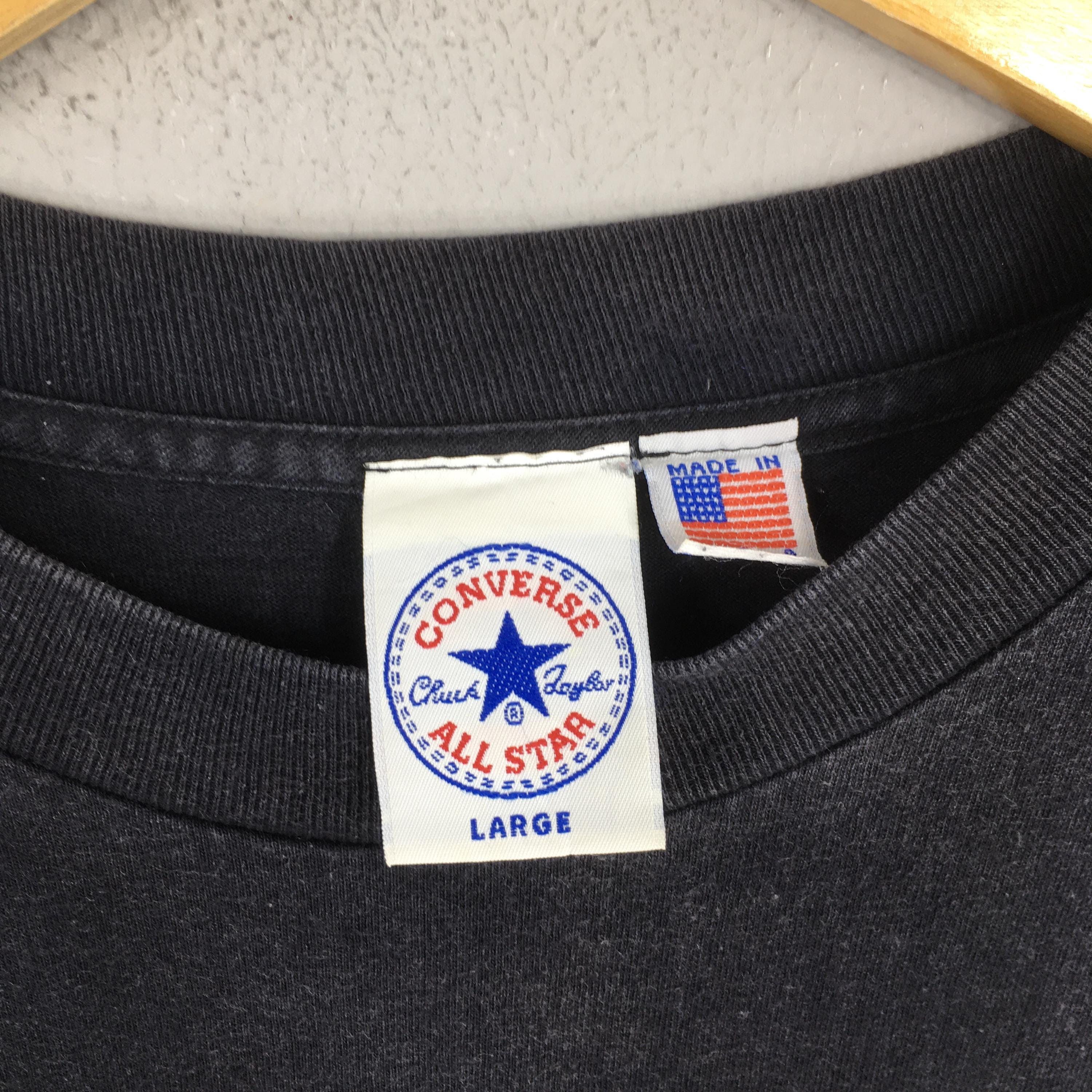 Converse Vintage Converse Dennis Rodman 91 Black T shirt Large Size US L / EU 52-54 / 3 - 7 Thumbnail