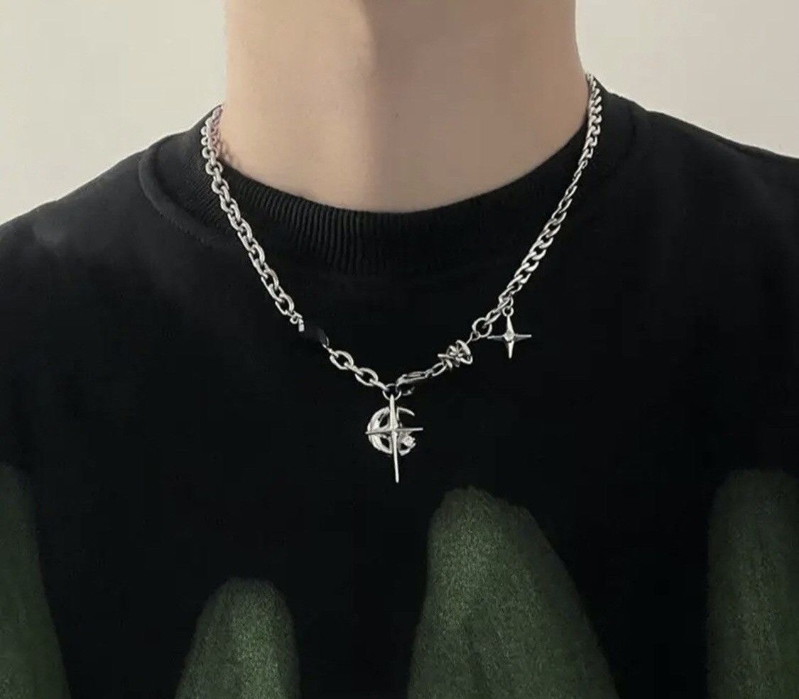 Jewelry Cross Moon Chain Necklace Size ONE SIZE - 2 Thumbnail