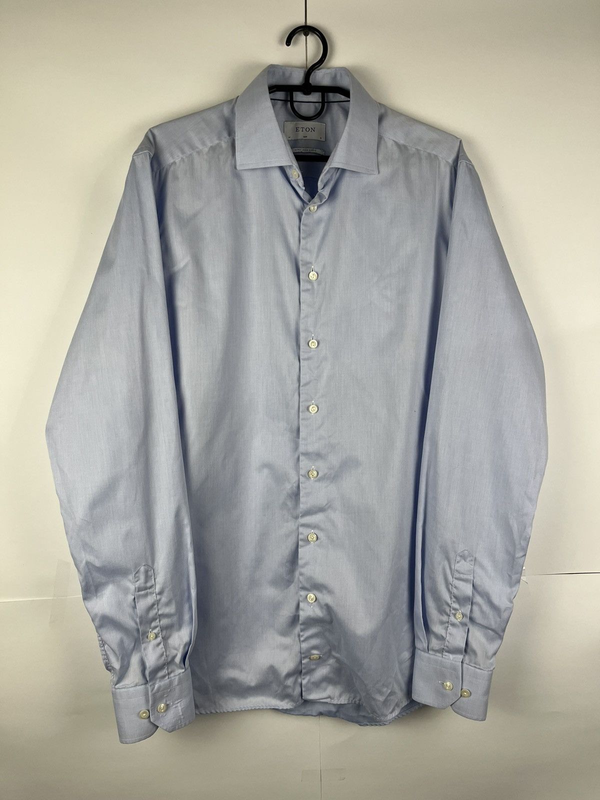 Eton Eton Luxury Cotton Classic Long Sleeve Shirt Button Up Size US L / EU 52-54 / 3 - 1 Thumbnail