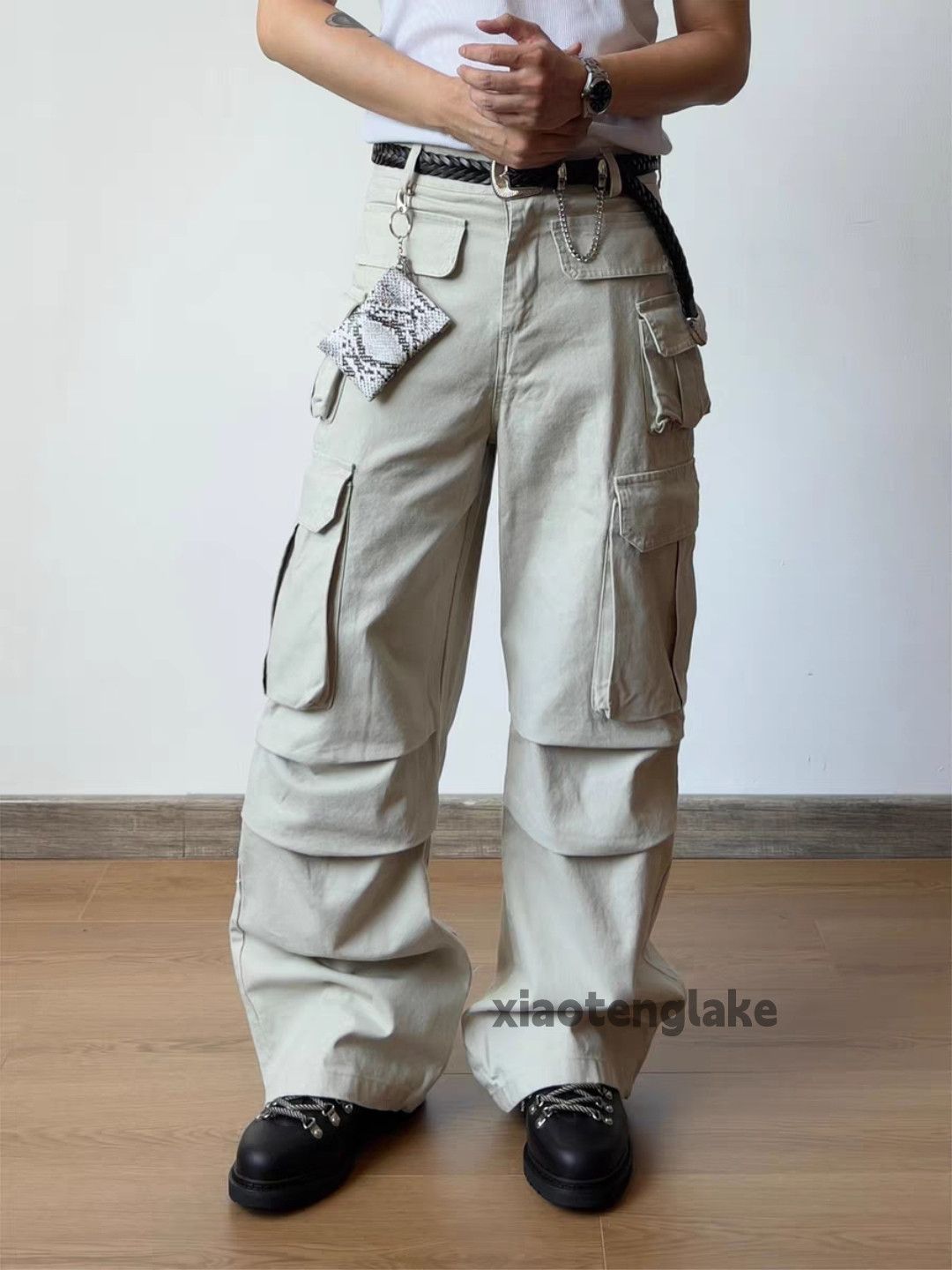 Vintage xz utility vintage loose baggy skate hiphop cargo pants Size US 26 / EU 42 - 3 Thumbnail