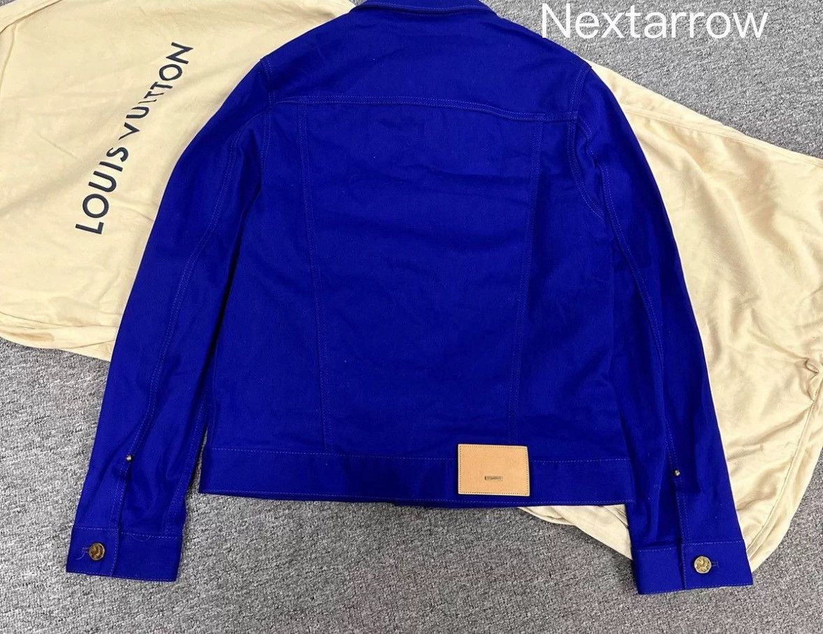 Louis Vuitton Louis Vuitton Lv electric blue denim jacket2412-Nextarrow Size US S / EU 44-46 / 1 - 2 Thumbnail