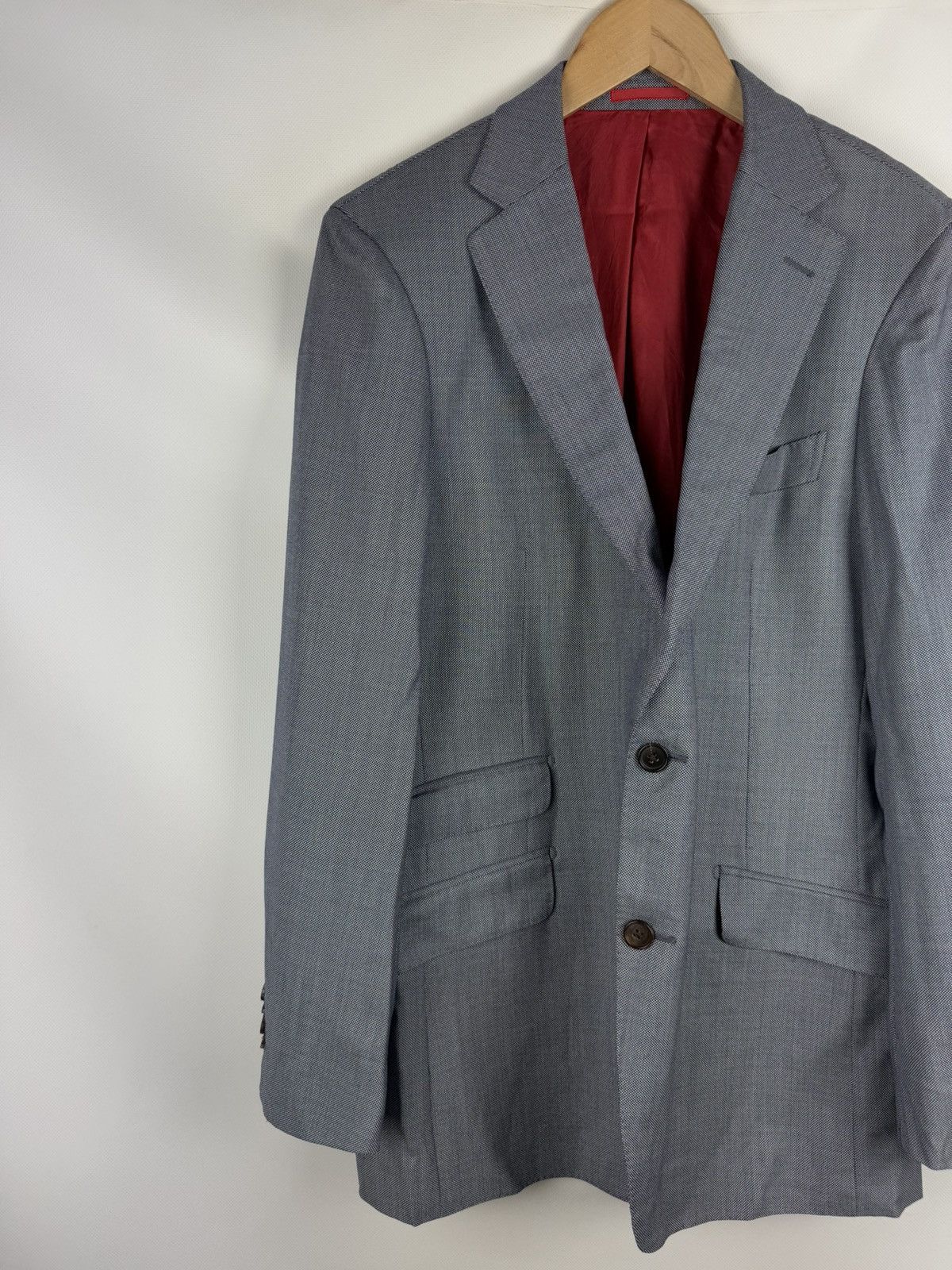 Suitsupply × Vitale Barberis Canonico Suitsupply Vitale Barberis Canonico Men’s Wool Blazer Jacket Size 42R - 2 Thumbnail