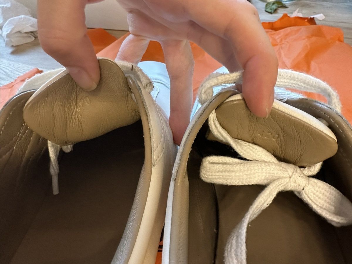 Hermes Hermès Avantage Sneakers White/Orange - Size 41-42 EU Size US 9 / EU 42 - 13 Thumbnail