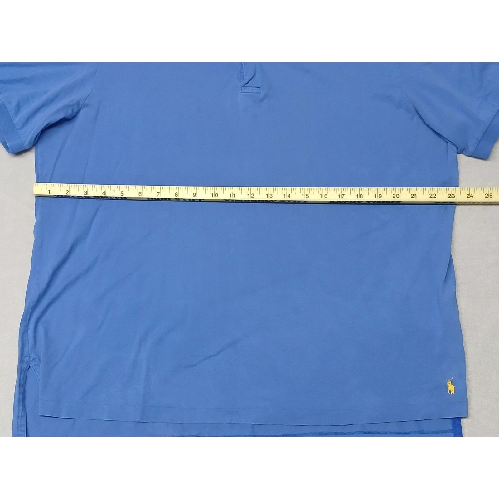 Ralph Lauren Polo Ralph Lauren (XL) Blue Pima Cotton Button Collar Shirt Size US XL / EU 56 / 4 - 3 Thumbnail