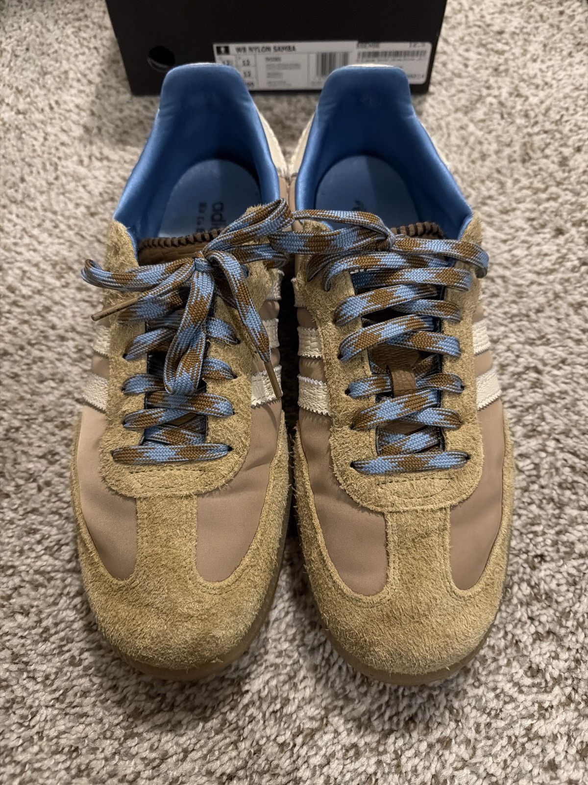 Adidas × Wales Bonner Wales Bonner x Adidas Nylon Samba “Desert White” (US12) Size US 12 / EU 45 - 2 Thumbnail