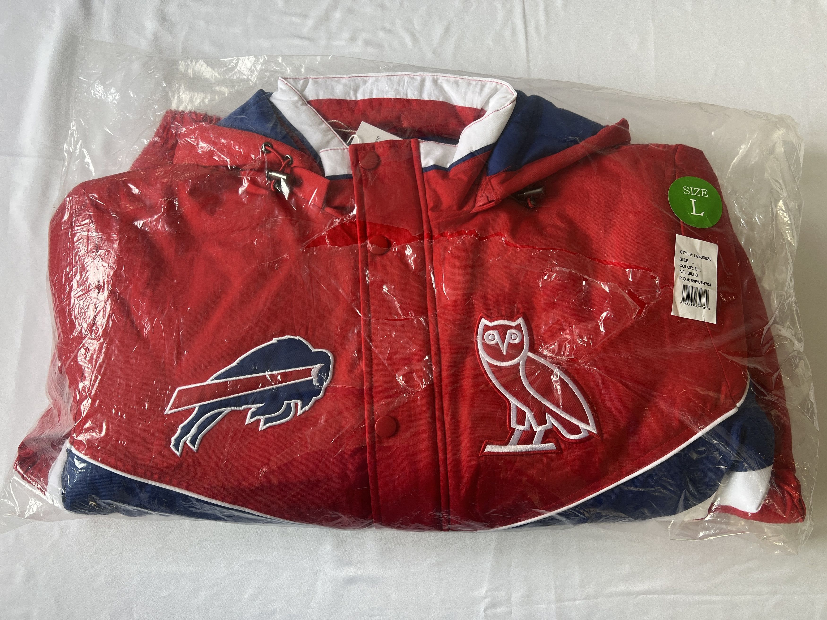 Drake OVO x NFL BUFFALO BILLS STARTER® SIDELINE PUFFER JACKET Size US L / EU 52-54 / 3 - 2 Thumbnail