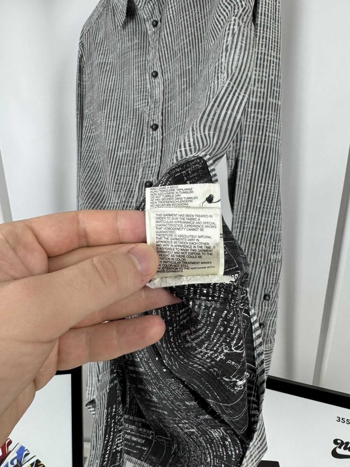 Diesel Vintage Diesel Graphic Grey Shirt Size US M / EU 48-50 / 2 - 10 Thumbnail