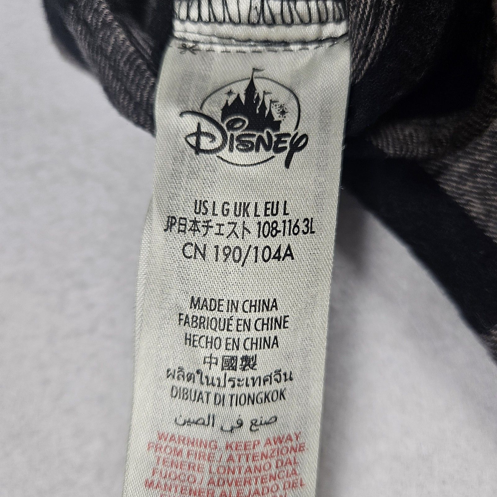 Disney Walt Disney World Halloween Plaid Flannel Size US L / EU 52-54 / 3 - 9 Thumbnail
