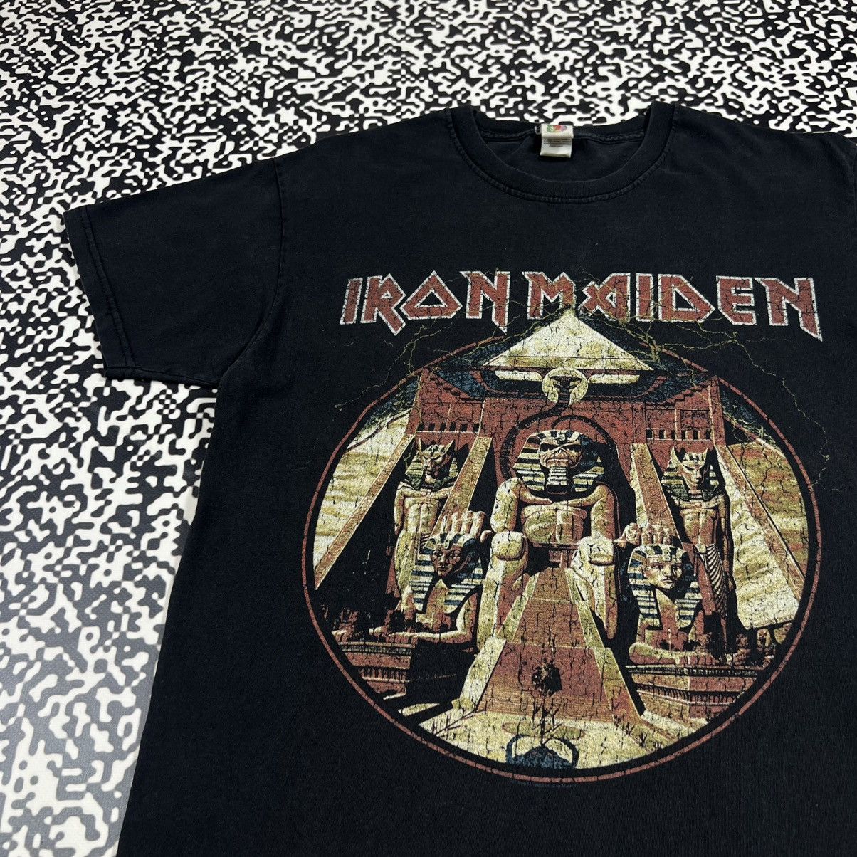 Iron Maiden Vintage Y2K Iron Maiden Faded Band Rock Style Tour T-shirt Size US M / EU 48-50 / 2 - 5 Thumbnail