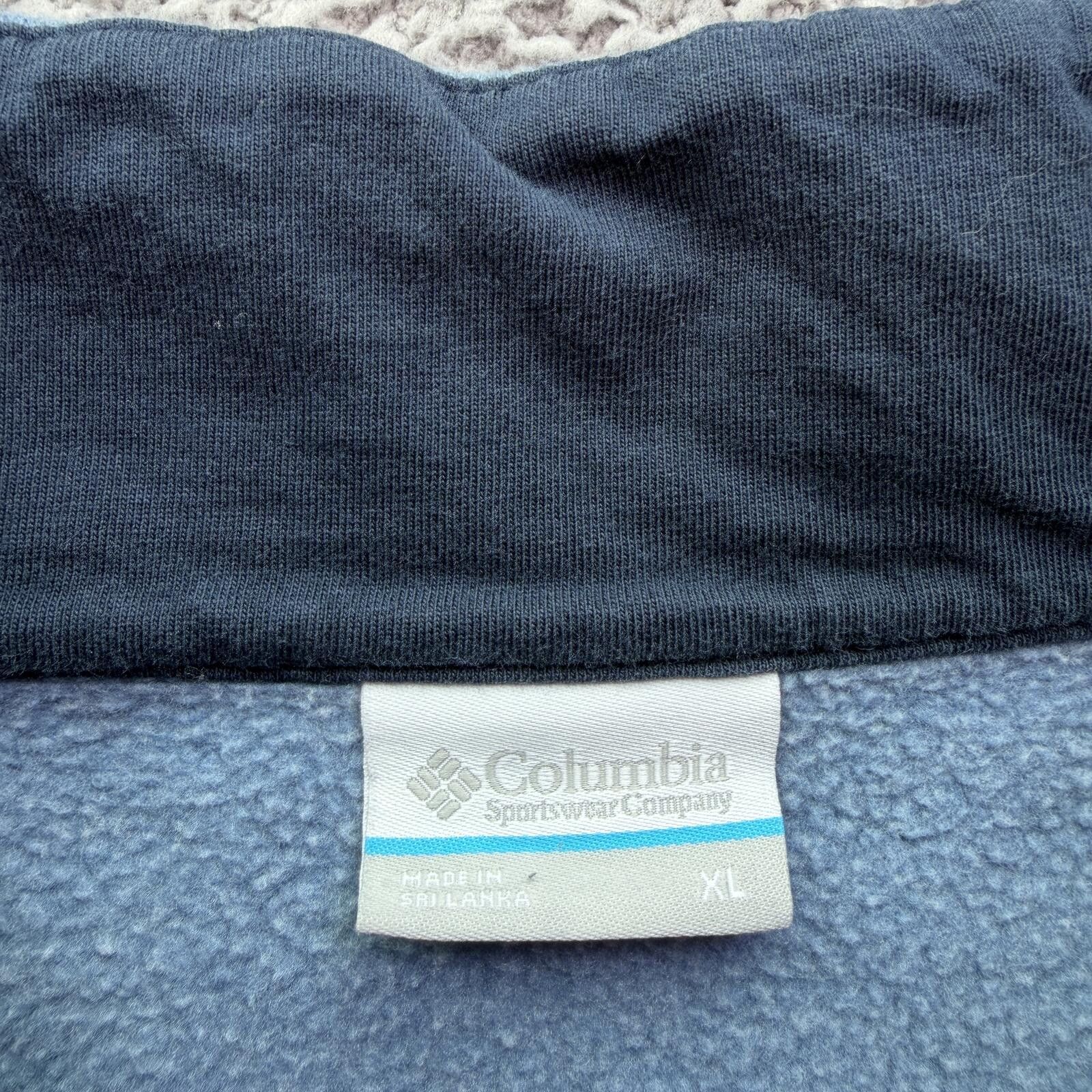 The North Face Columbia Quarter Zip Fleece Pullover Sweatshirt Blue XL Size XL / US 12-14 / IT 48-50 - 4 Thumbnail
