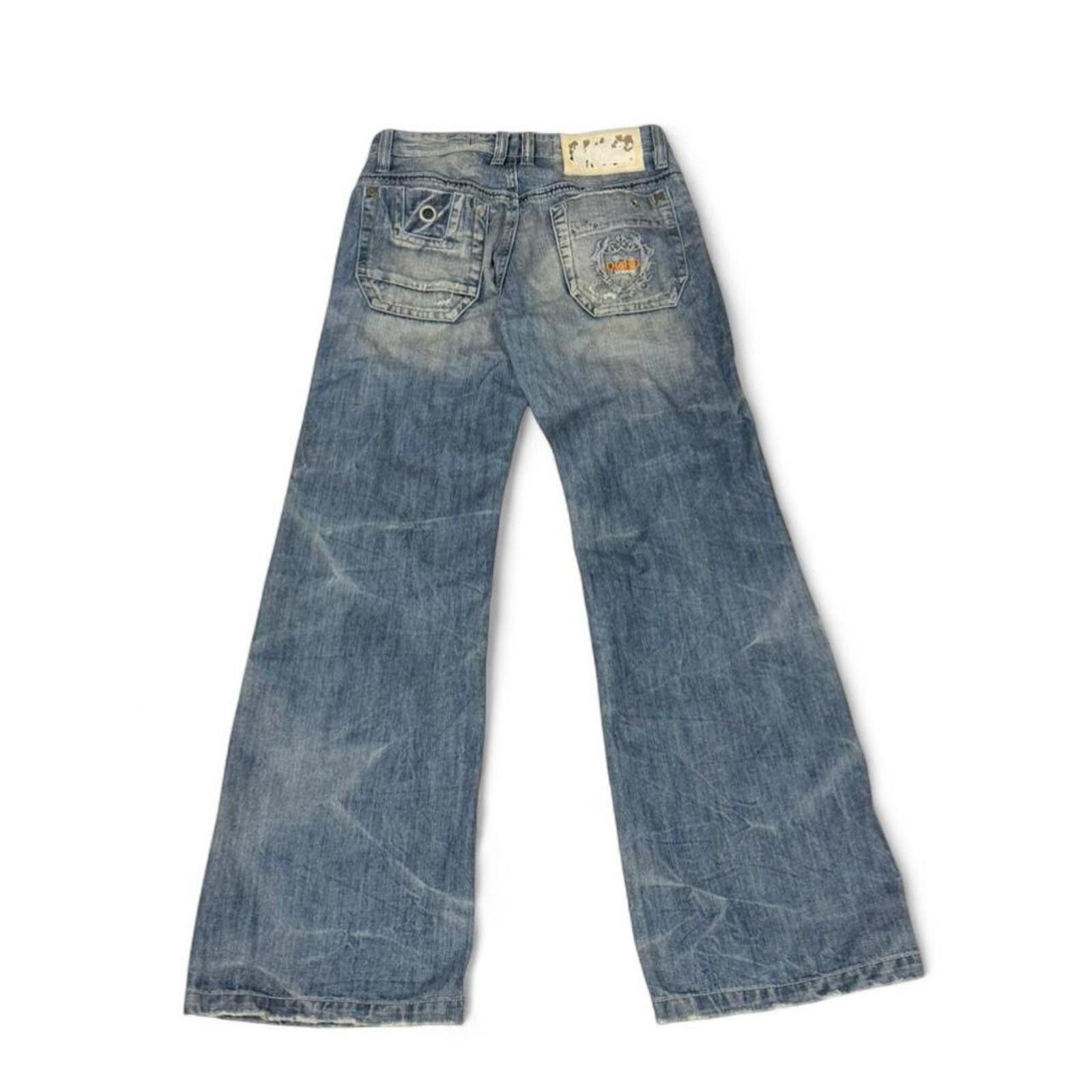 True Religion DOHC blue denim jeans with a unique design Size US 31 - 1 Thumbnail