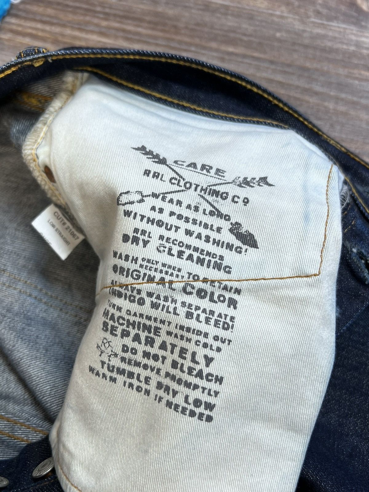 Polo Ralph Lauren × RRL Ralph Lauren × Vintage Double RL Polo Ralph Blue Denim Selvedge Pant size 31x32 Size US 31 - 13 Thumbnail