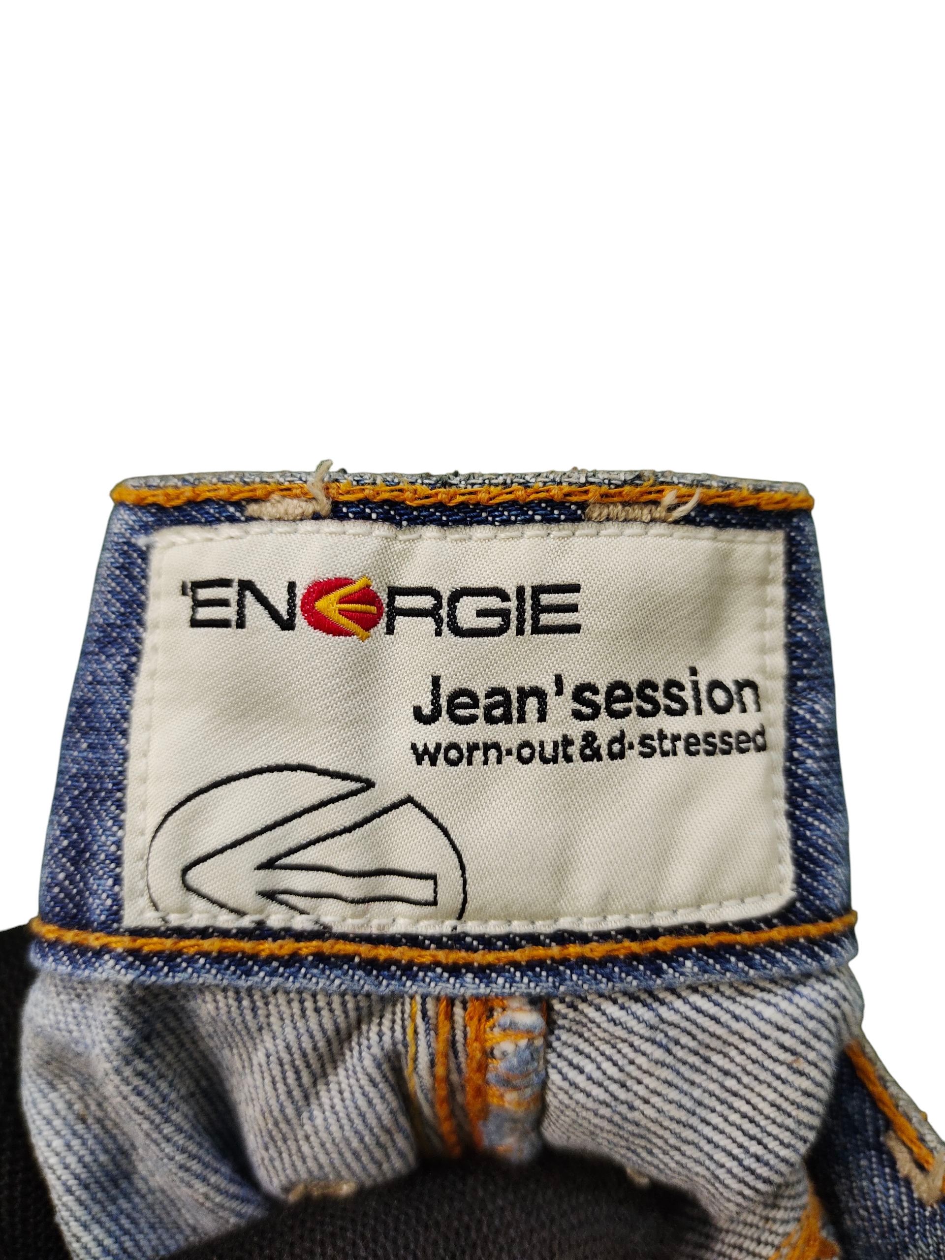 Energie Vintage Y2k Energie Worn-out & Distress Fatigue Denim Jeans Size US 30 / EU 46 - 12 Thumbnail