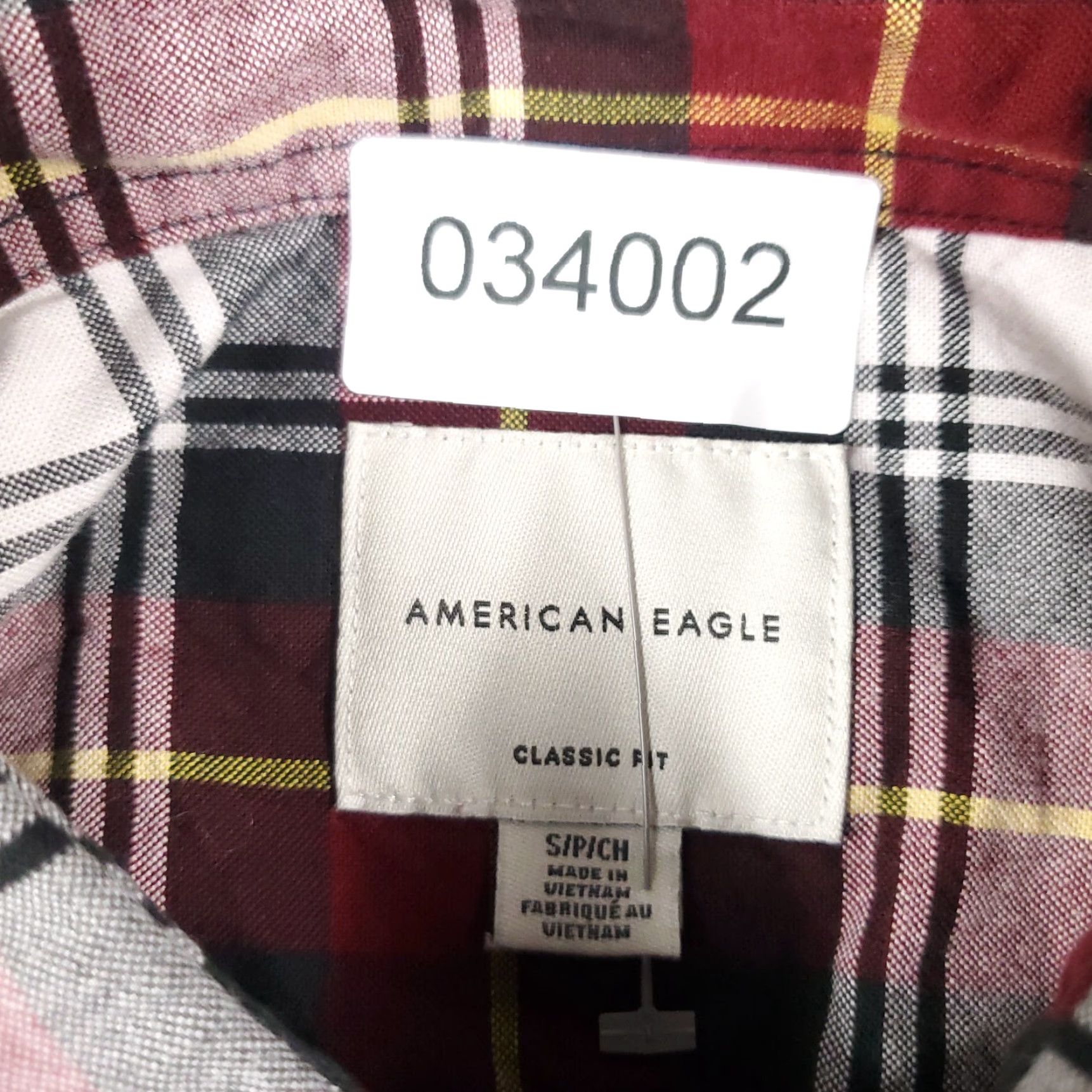 American Eagle Outfitters American Eagle Outfitters Shirt Mens Small Red Plaid Outdoors Button Up Long Sleeve - Men - Casual / Workwear Size US S / EU 44-46 / 1 - 6 Thumbnail