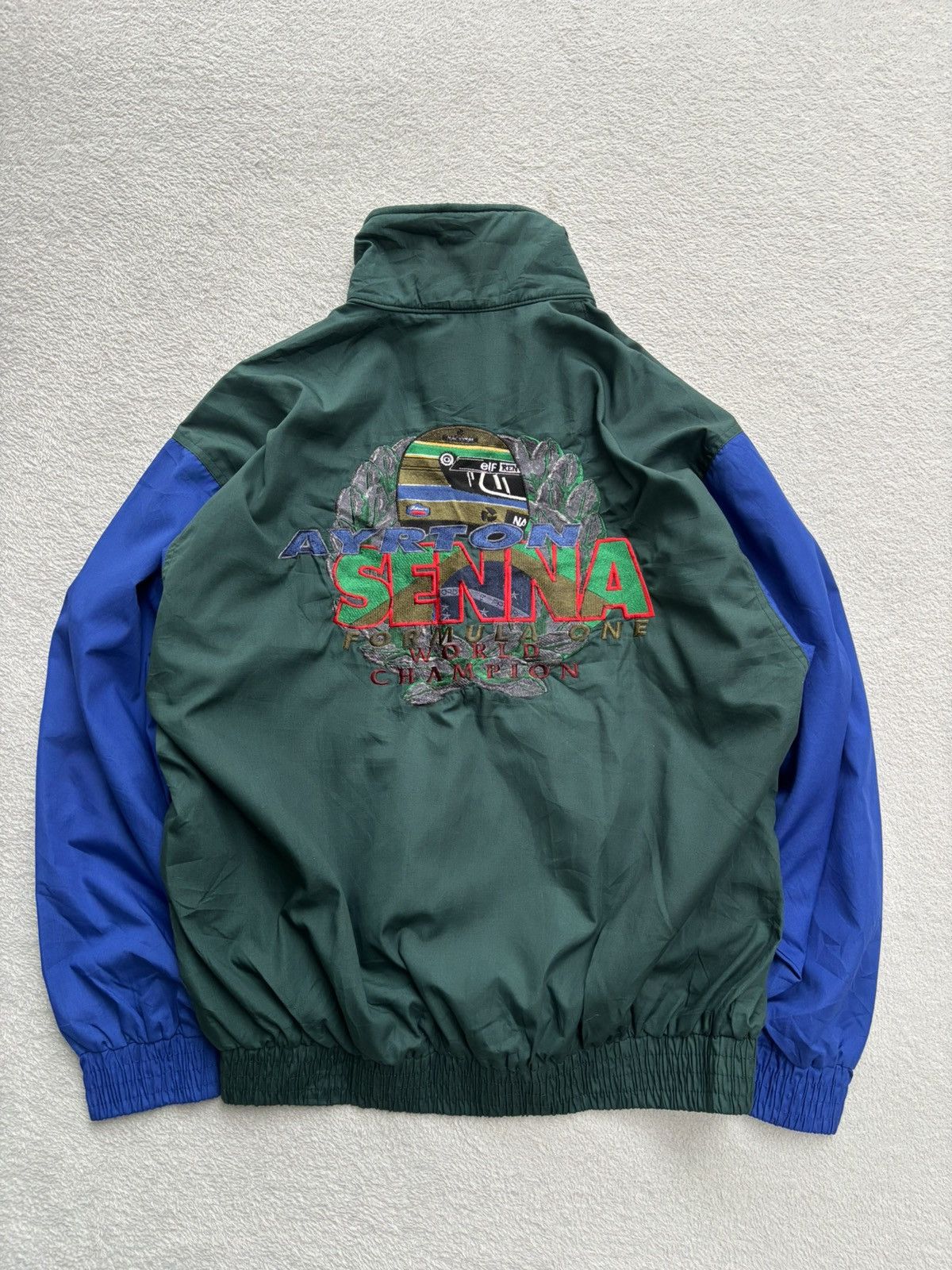 Formula 1 90s Aryton Sena- Formula 1 - Embroidered Bomber Jacket Size US M / EU 48-50 / 2 - 1 Thumbnail