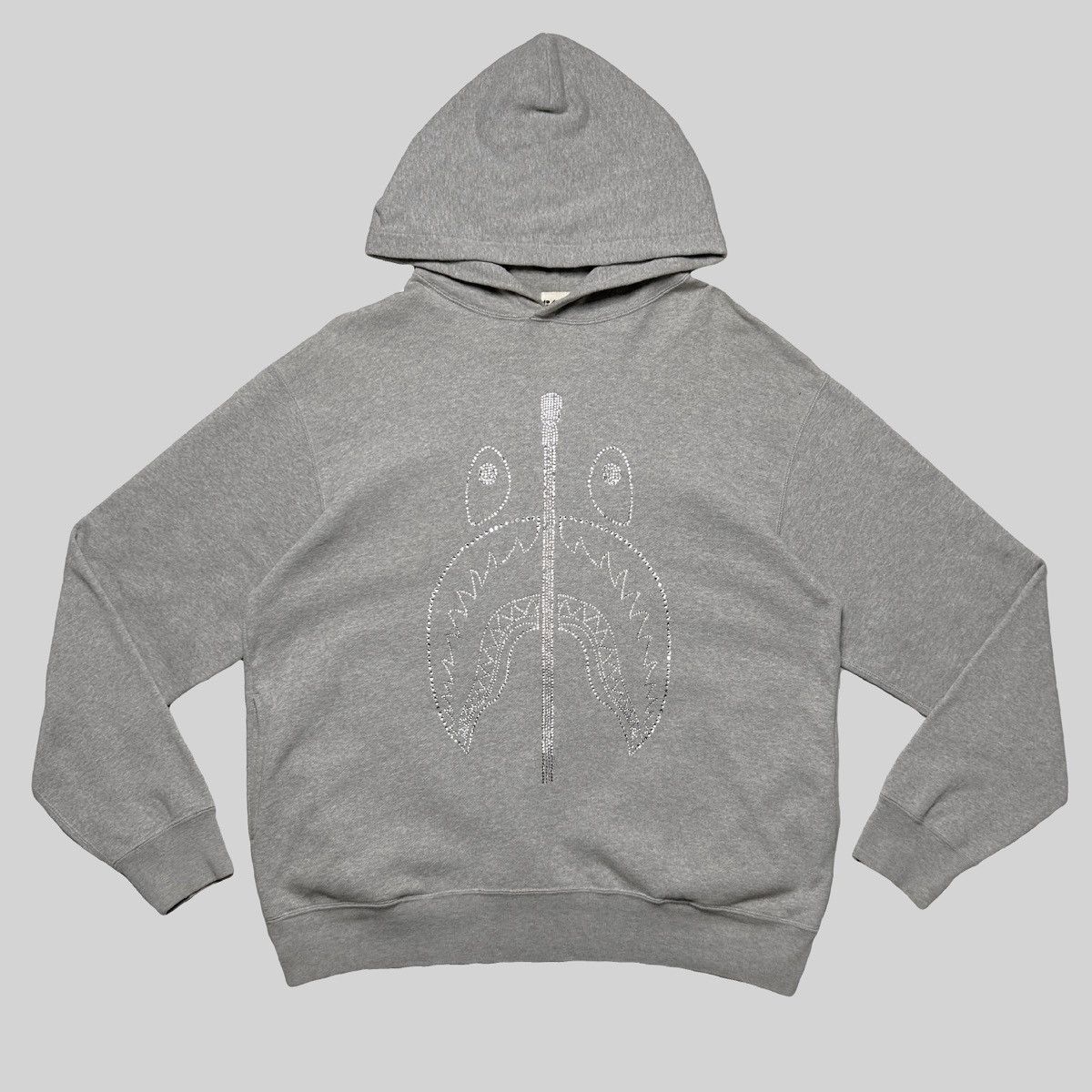 Bape Swarovski Shark Pullover Hoodie Size US L / EU 52-54 / 3 - 1 Thumbnail