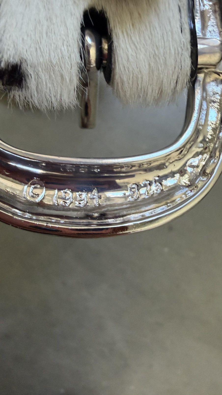 Chrome Hearts GRAIL! Chrome Hearts Cross Patch Pony Hair Gunslinger Belt Size 38 - 8 Thumbnail