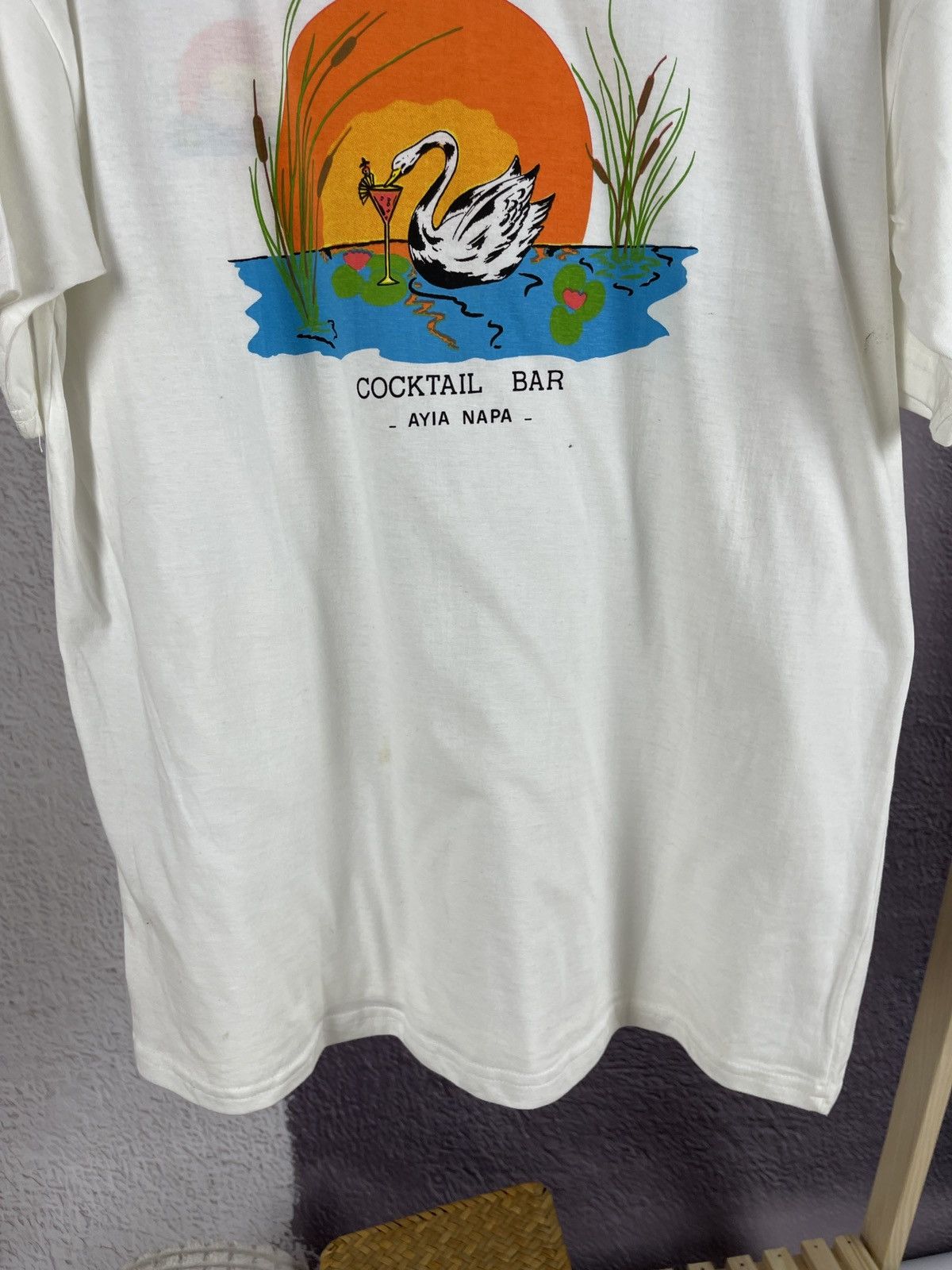 Vintage Black Swan Pub Ayia Napa vintage one size tee shirt Size US XL / EU 56 / 4 - 11 Thumbnail
