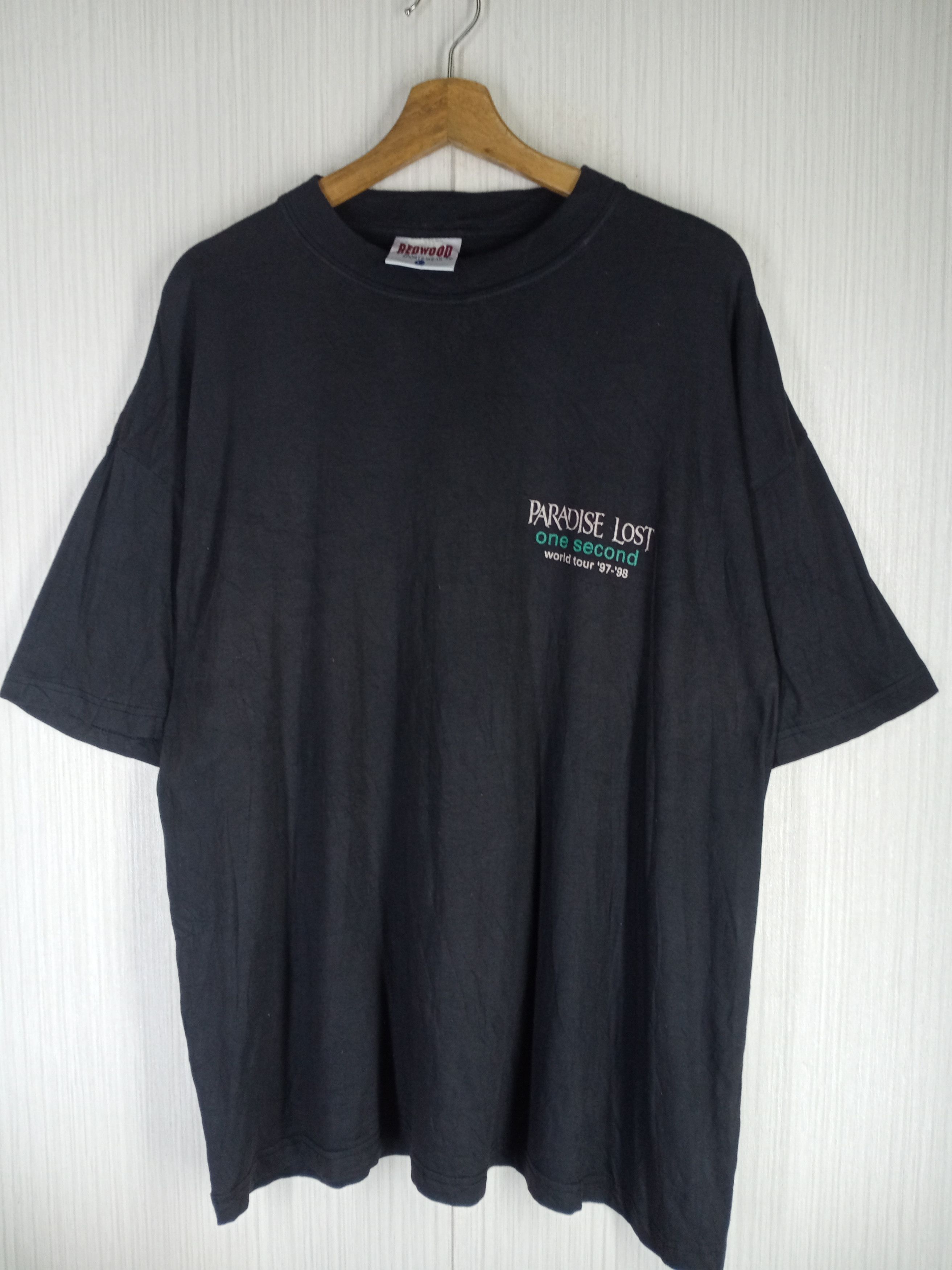 Band Tees Rare Vintage Paradise Lost One Second World Tour 97 - 98 Tee Size US L / EU 52-54 / 3 - 2 Thumbnail