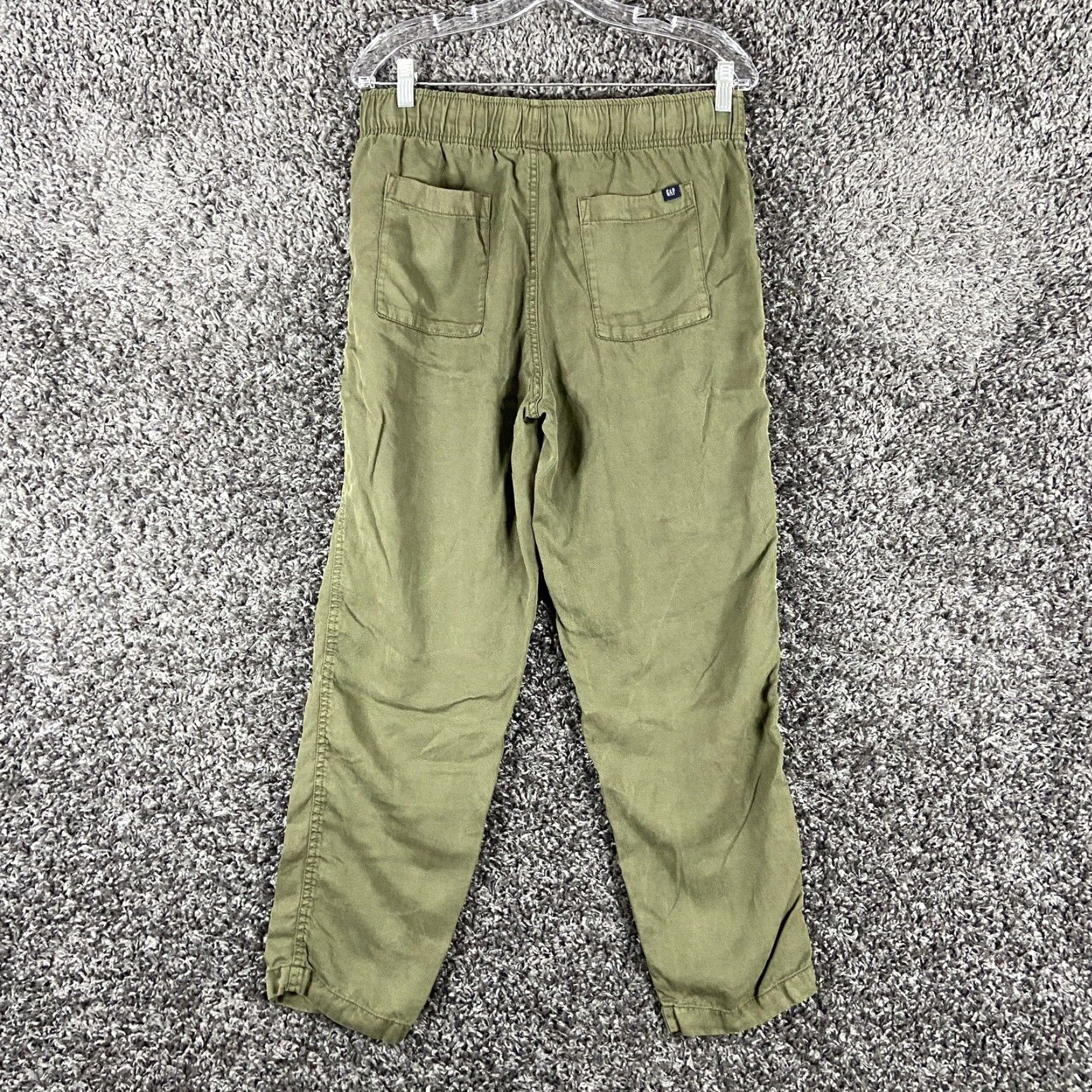 Gap Gap Women Pants M Green Chino Pockets Womens Size 32" / US 10 / IT 46 - 7 Thumbnail