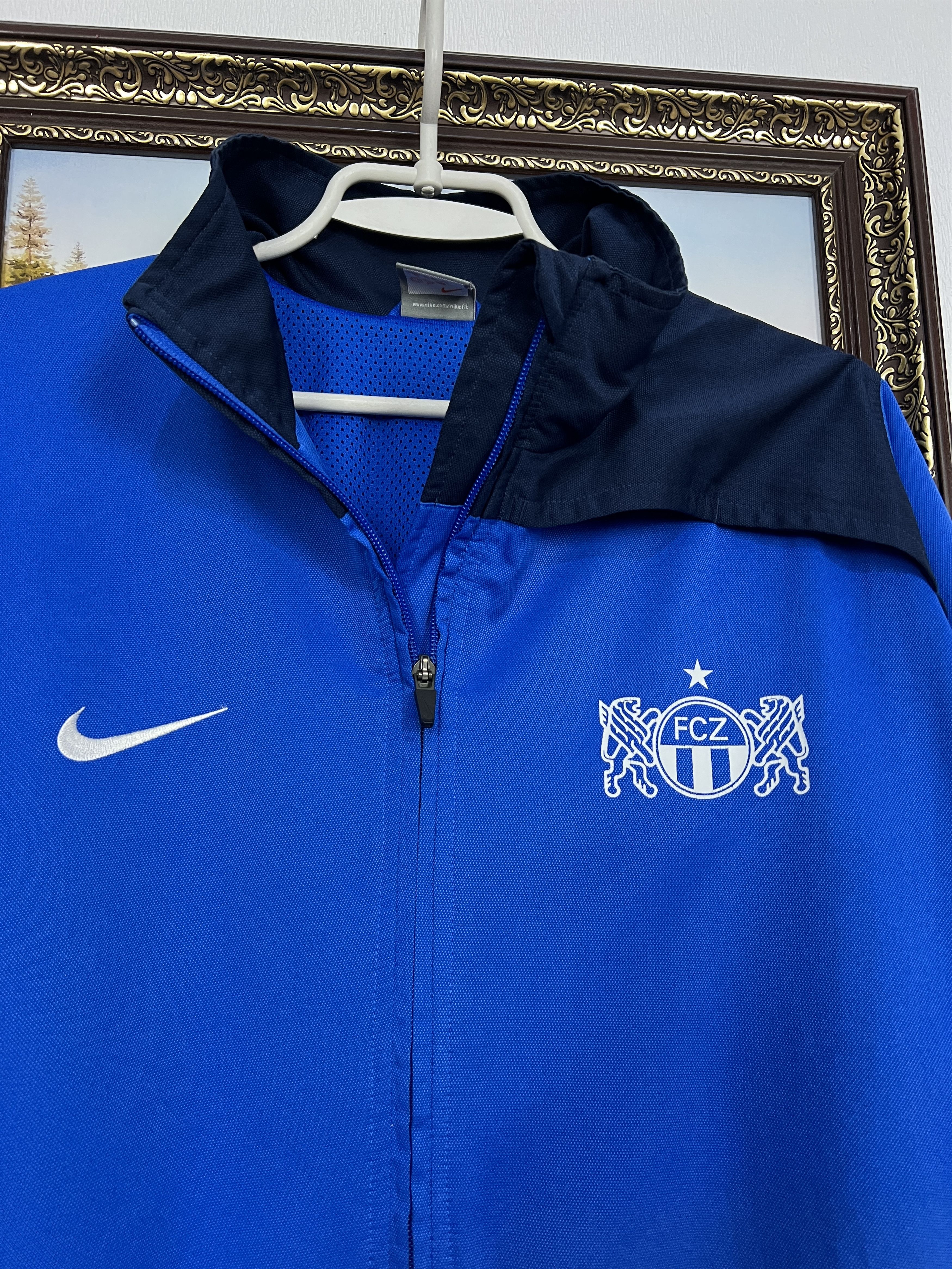 Nike Vintage Zurich Football Jacket Soccer Track Top Zip Rare Size US M / EU 48-50 / 2 - 3 Thumbnail
