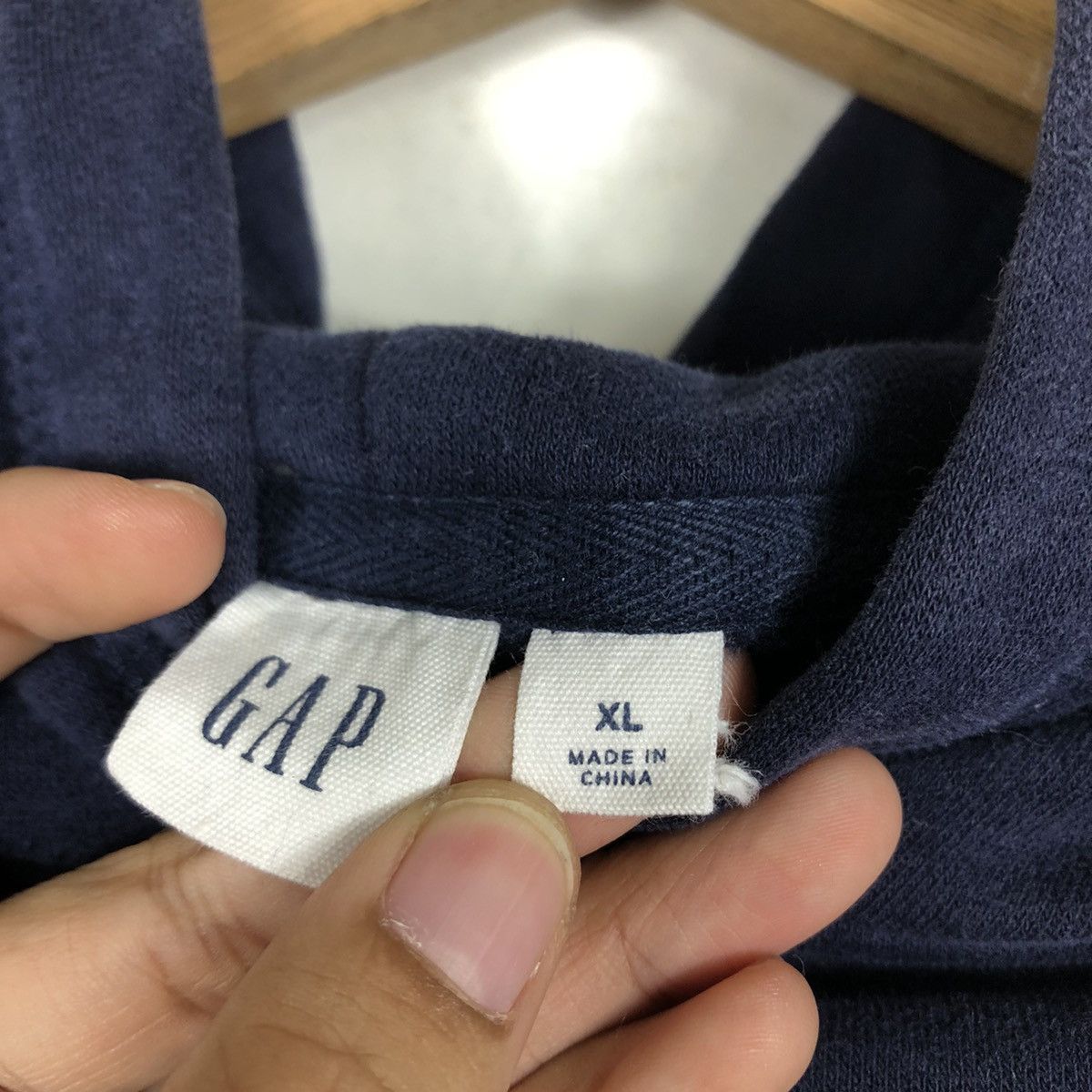 Japanese Brand 🔥Color Block Gap Hoodie Big Logo Oversize Size US XL / EU 56 / 4 - 12 Thumbnail