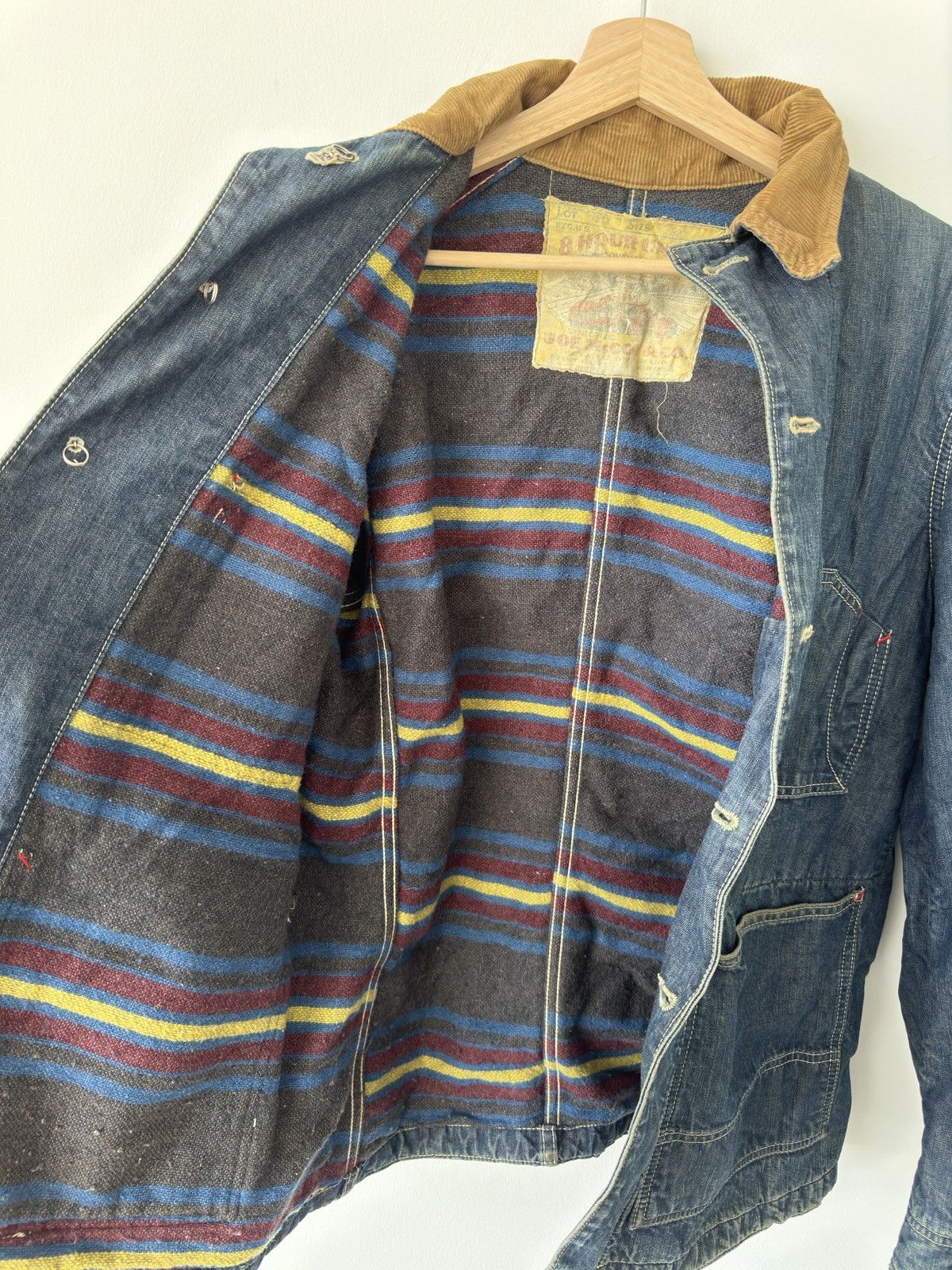 The Real McCoy's Vintage Wool Lined McCoy Jacket. Size US XL / EU 56 / 4 - 5 Thumbnail