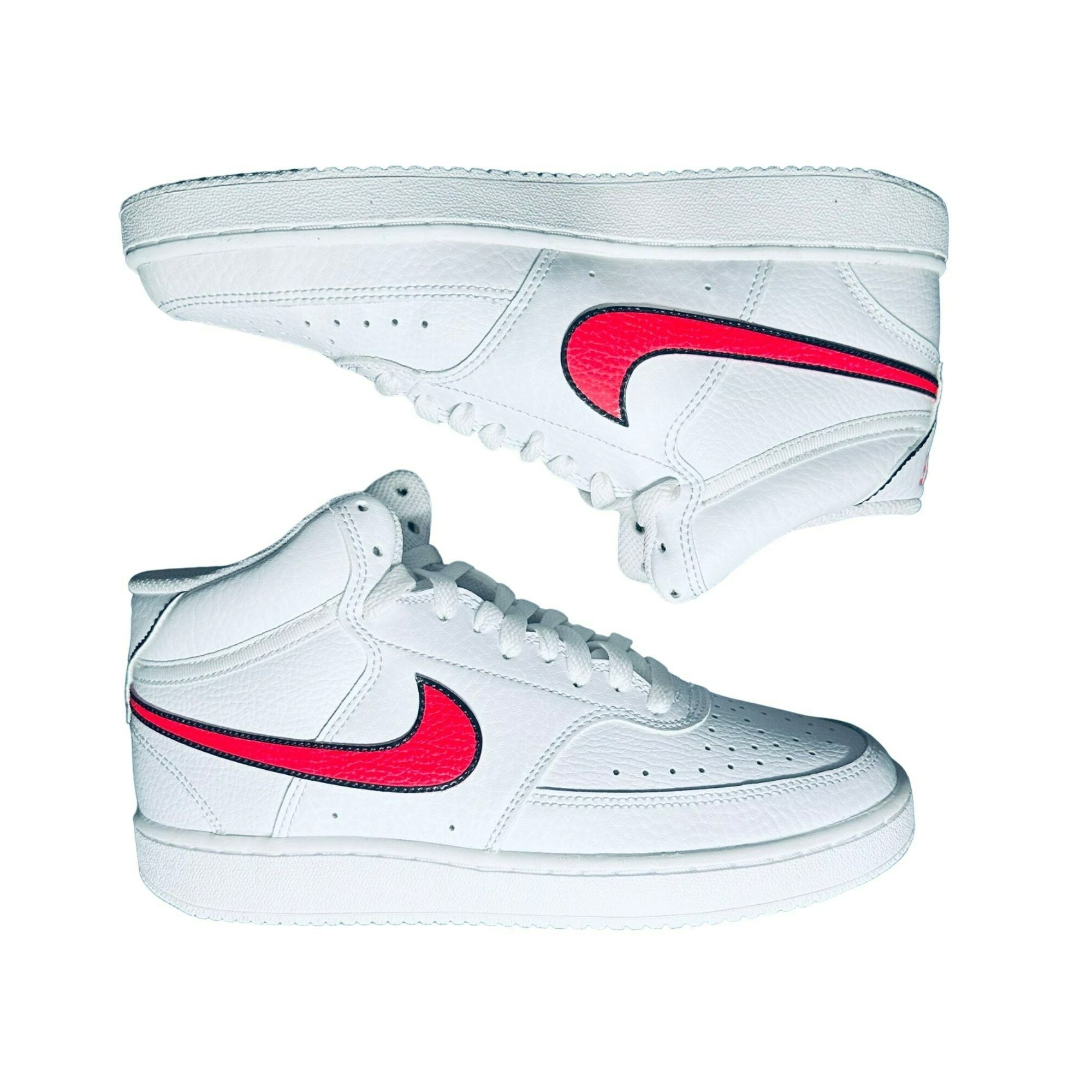 image of New Size 7.5 Womens Shoes Nike Court Vision Mid Leather Cd in White