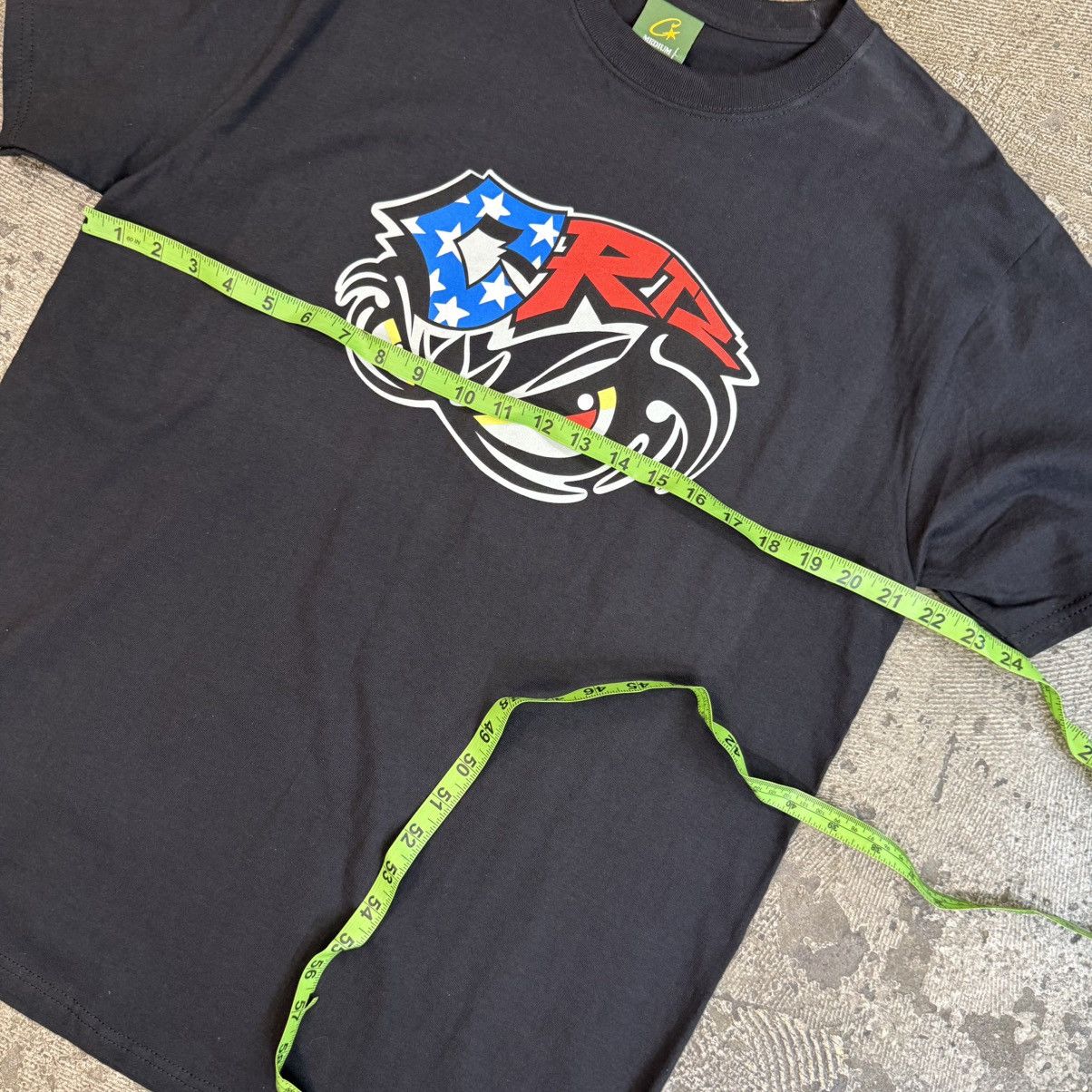 Corteiz Corteiz black graphic tee Size US M / EU 48-50 / 2 - 3 Thumbnail