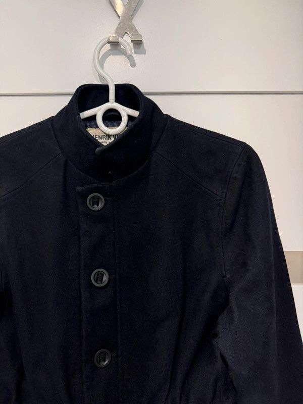 Henrik Vibskov Henrik Vibskov Wool Viscose M Blend Coat Jacket black Size M / US 6-8 / IT 42-44 - 4 Thumbnail