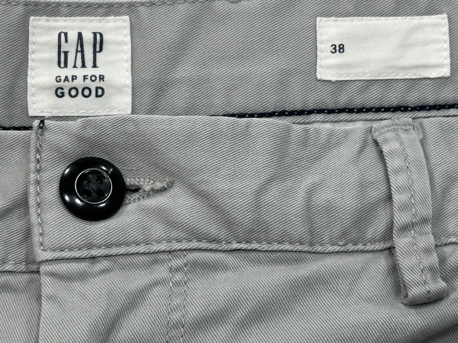 Gap Gap Flat Front Cotton/Spandex Chino Shorts Gray Mens 38 Size US 38 / EU 54 - 7 Thumbnail